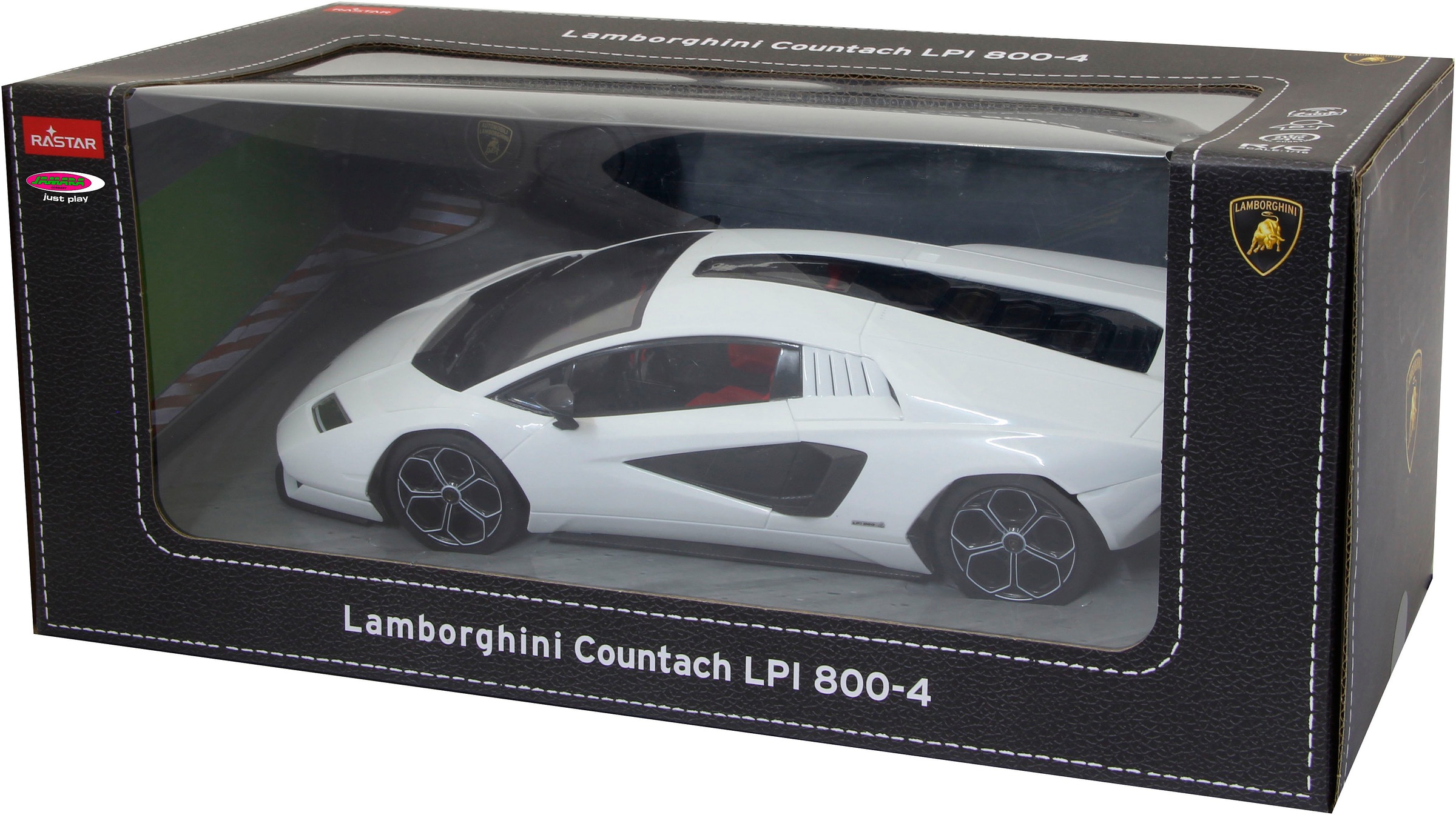 Jamara RC-Auto »Lamborghini Countach LPI 800- 4 weiß 2,4GHz«, mit LED Beleuchtung