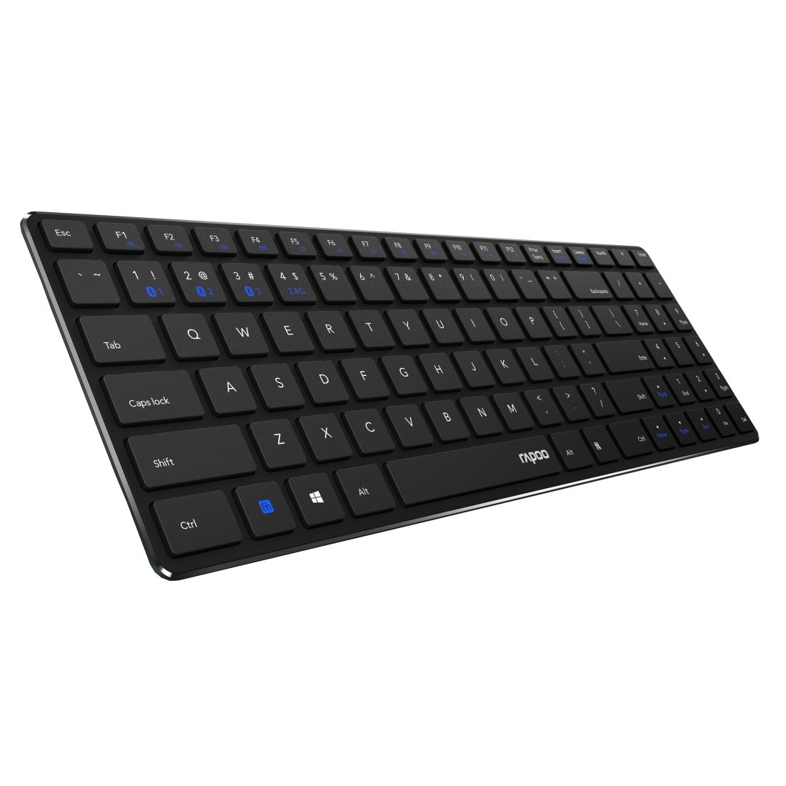 Rapoo Wireless-Tastatur »E9100M kabellose Tastatur, Bluetooth, 2.4 GHz Verbindung«, (Ziffernblock)
