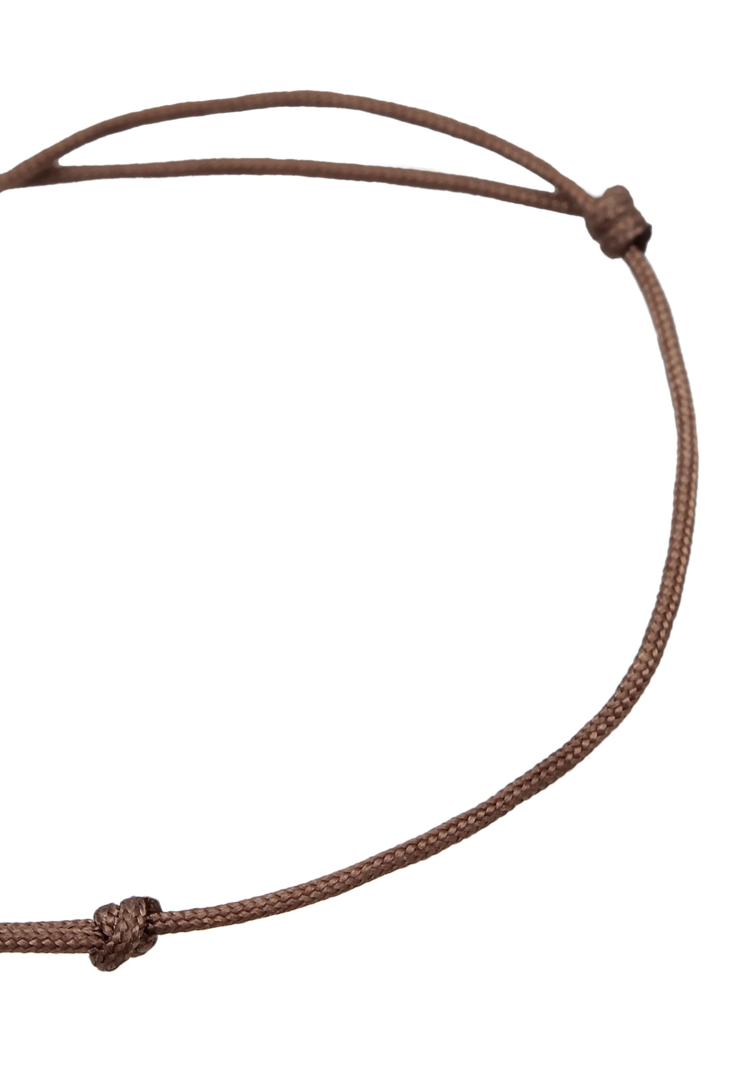 Elli Armkette »Armband Kleeblatt Textilarmband 925 Silber vergoldet«