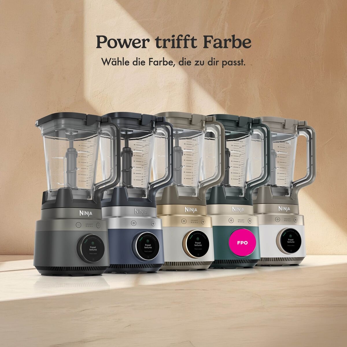 NINJA Standmixer »LB401EUBK Ninja CrushBOSS 3-in-1-Küchensystem« 1200 W mit Food Processor und Becher