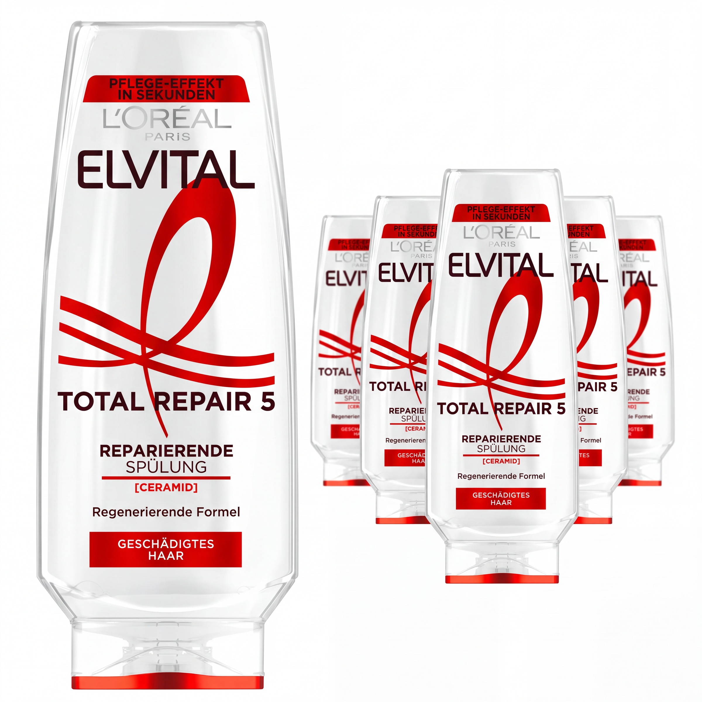 L'ORÉAL PARIS Haarspülung »ELVITAL TOTAL REPAIR 5« Haarfaser wird in der Tiefe repariert, Struktur wird gestärkt.