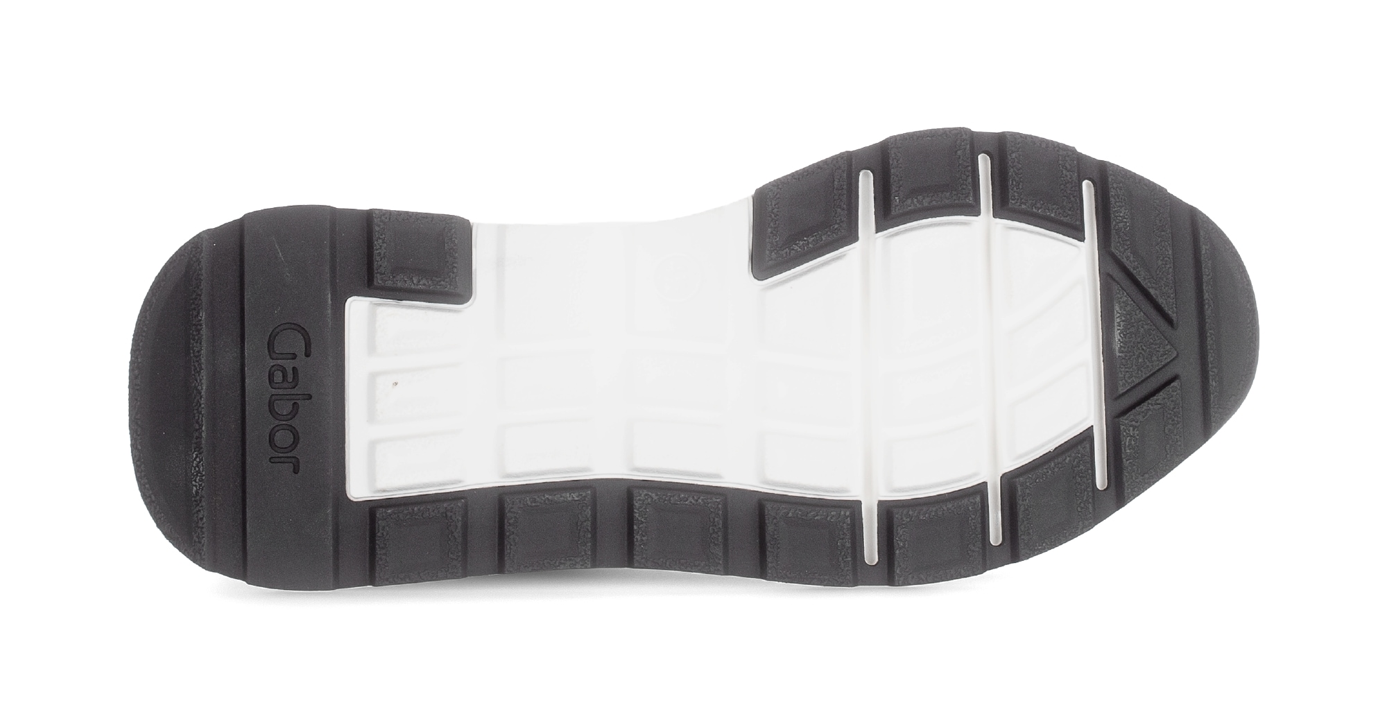 Gabor Keilsneaker  , Freizeitschuh, Halbschuh, Schnürschuh, Kontrastbesatz an der Ferse