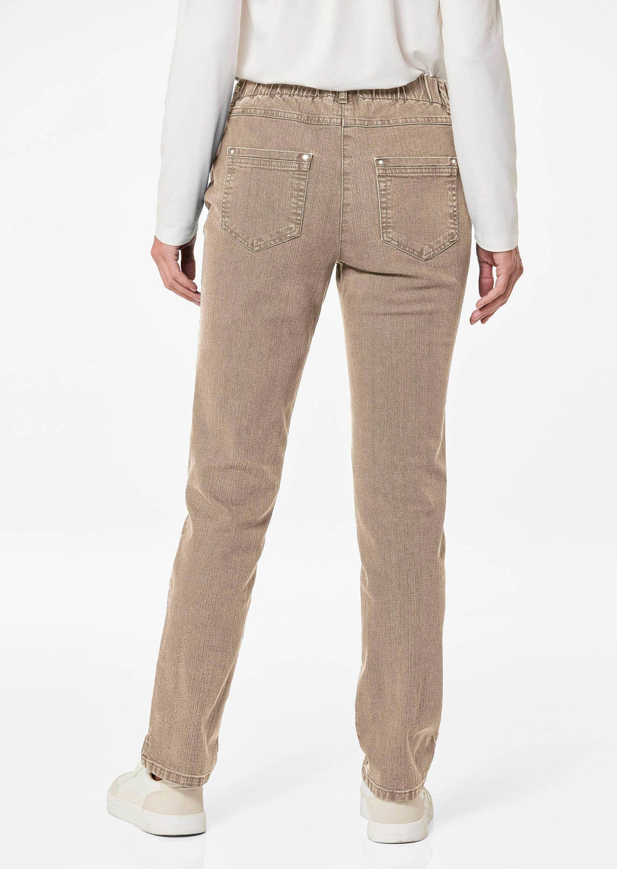 GOLDNER Regular-fit-Jeans »Jeansschlupfhose LOUISA Klassische Jeansschlupfhose LOUISA«