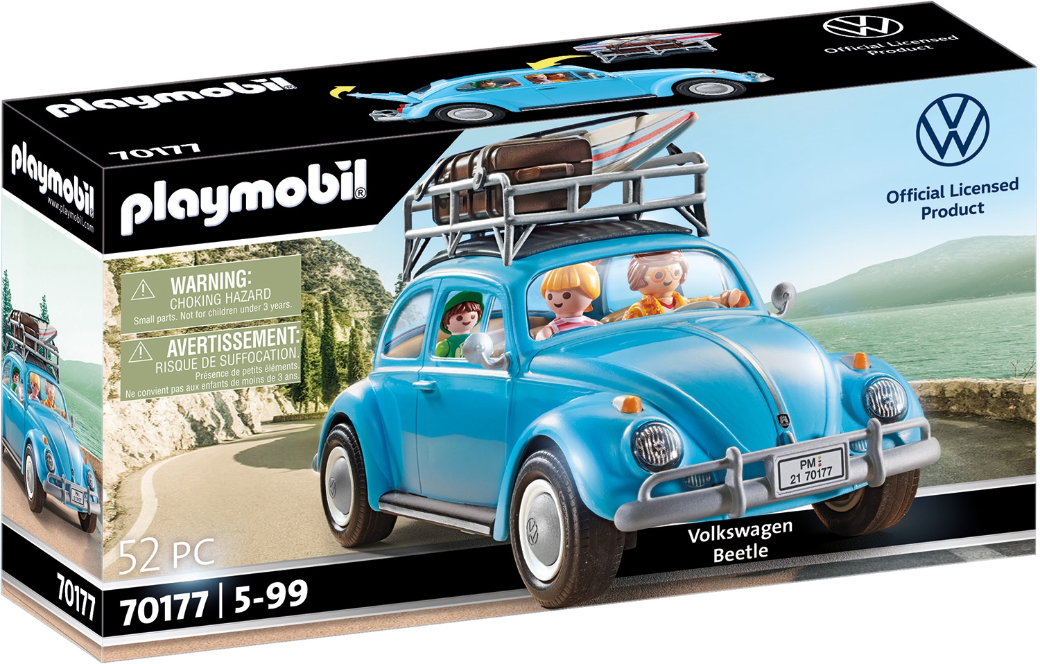Playmobil® Konstruktions-Spielset »Volkswagen Käfer (70177)«, (52 St.), VW Lizenz