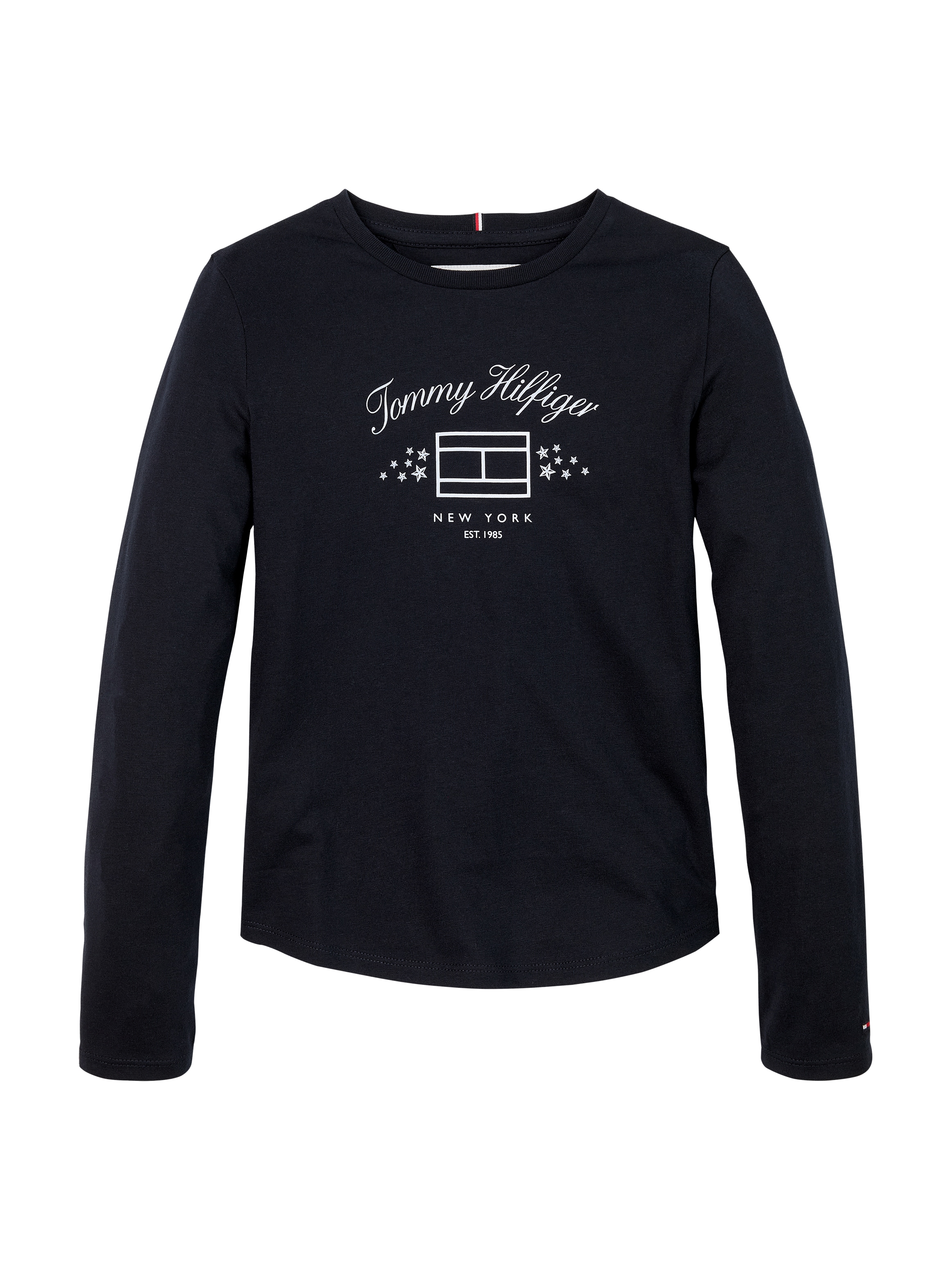 Tommy Hilfiger Sweatshirt »TH STARS FLAG PRINT TEE LS«, mit großem Logo-Druck