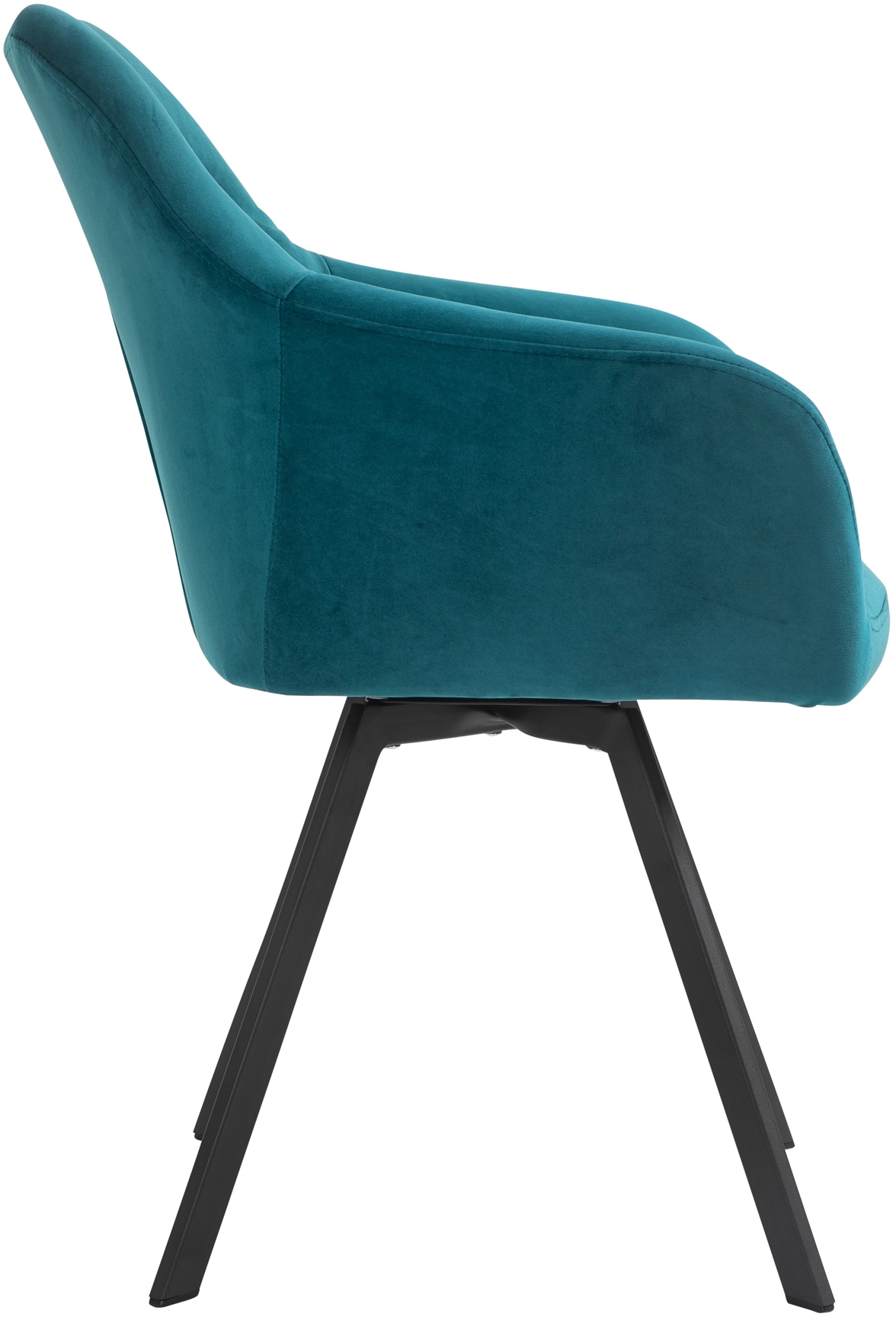 SalesFever Essgruppe »Stilvolle Essgruppe« Set, 5 Stk. tlg. 5-teilige Sitzgruppe mit 360° Drehplatte und echter Baumkante