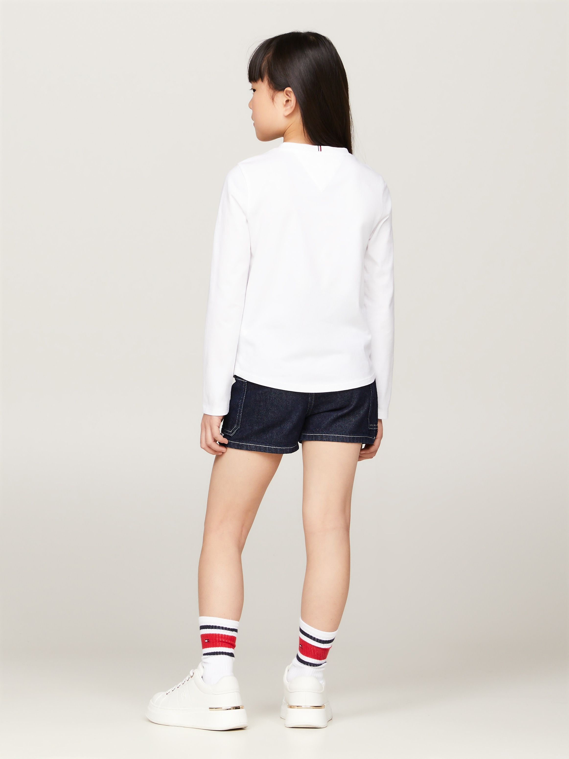 Tommy Hilfiger Langarmshirt »ESSENTIAL TEE L/S«, mit Tommy Hilfiger Logo-Schriftzug