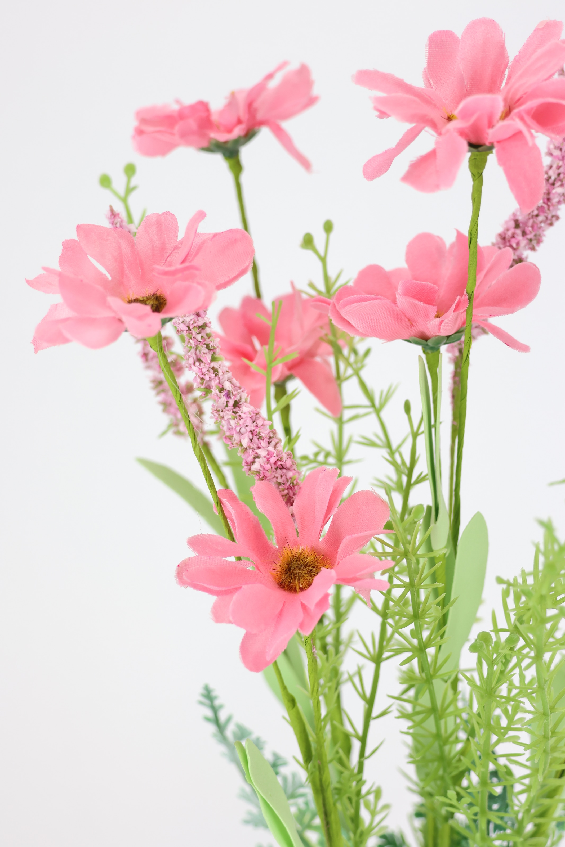 I.GE.A. Kunstblume »Margeriten-Mix-Strauß«, 2er Set Blumenstrauß Gänseblümchen Bouquet Kunstblumen Strauß Blumen