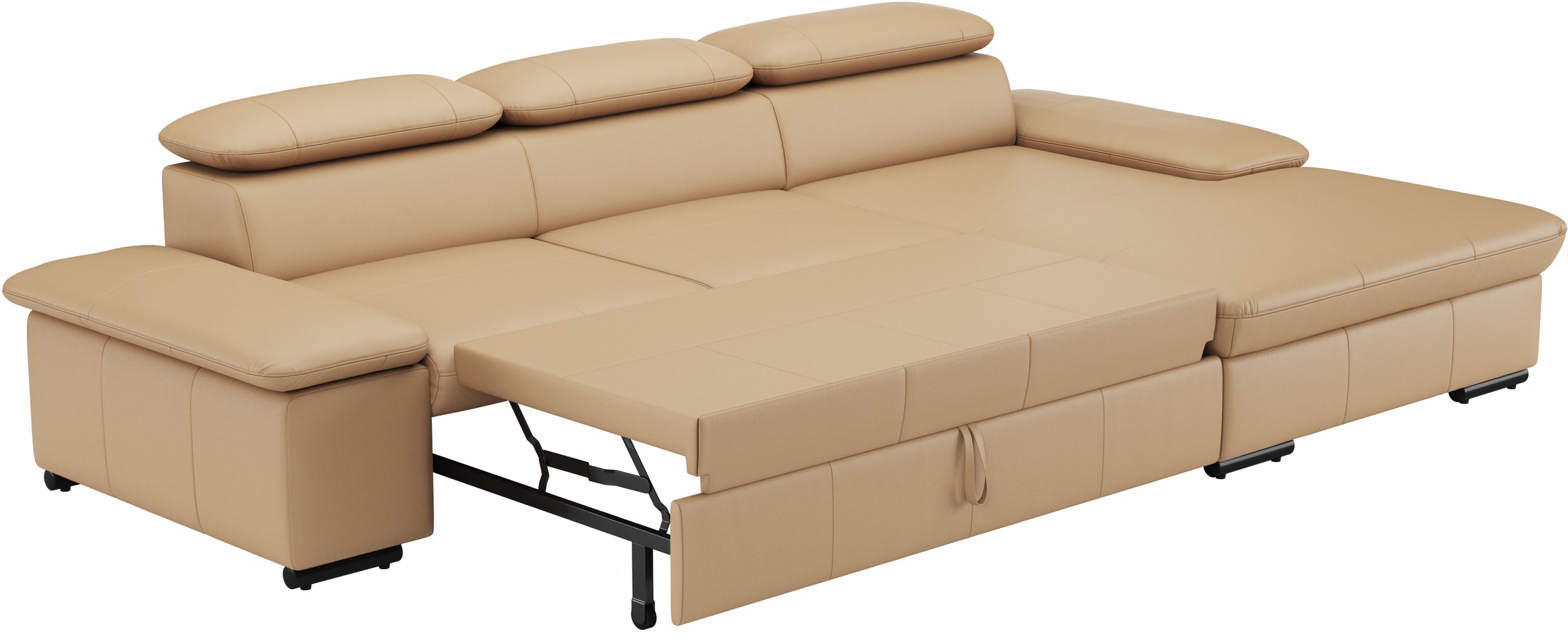 sit&more Ecksofa »Alcudia L-Form«, wahlweise mit Bettfunktion