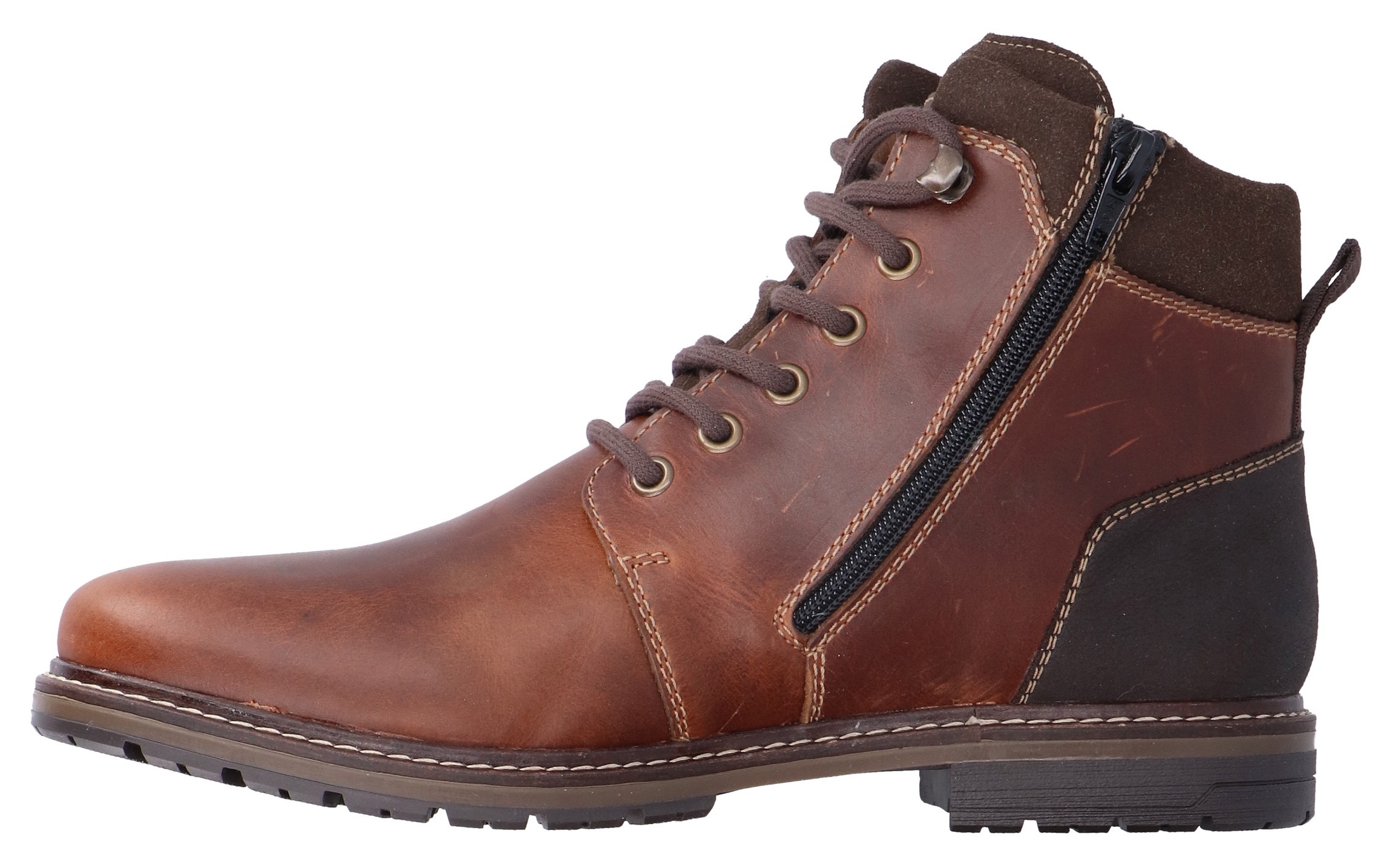 Rieker Winterstiefelette  , Schnürstiefel, Business Schuh mit wasserabweisender TEX-Membran
