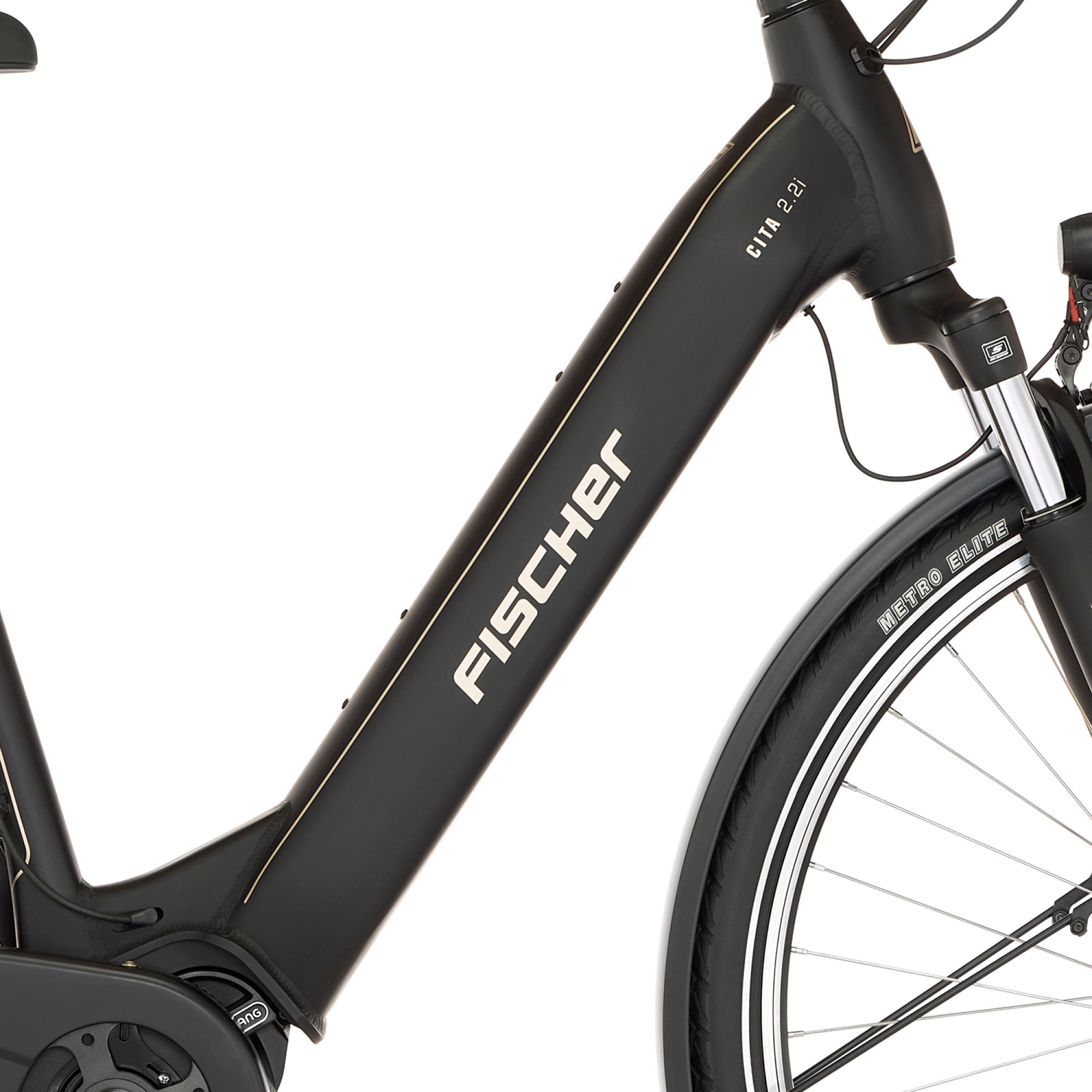 FISCHER Fahrrad E-Bike »CITA 2.2I 522«, 3 Gang, Shimano, Nexus, Mittelmotor 250 W, (Schloss), Pedelec, Elektrofahrrad für Damen u. Herren