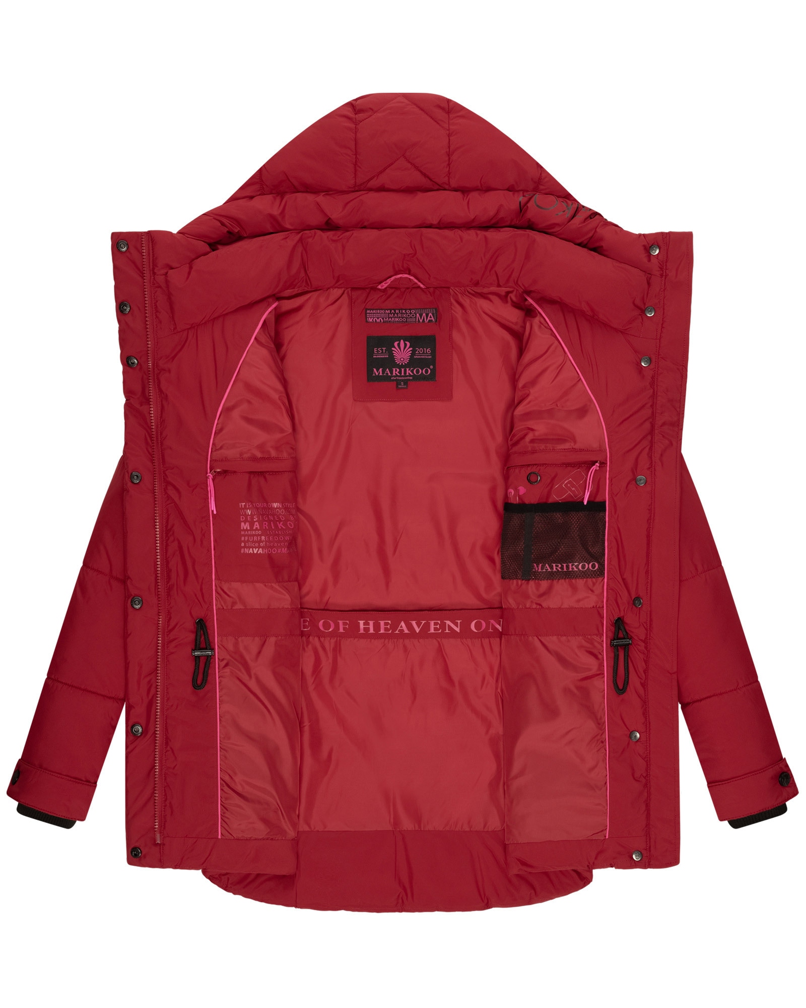 Marikoo Winterjacke »Marikoo Akumaa Damen Winterjacke B947«