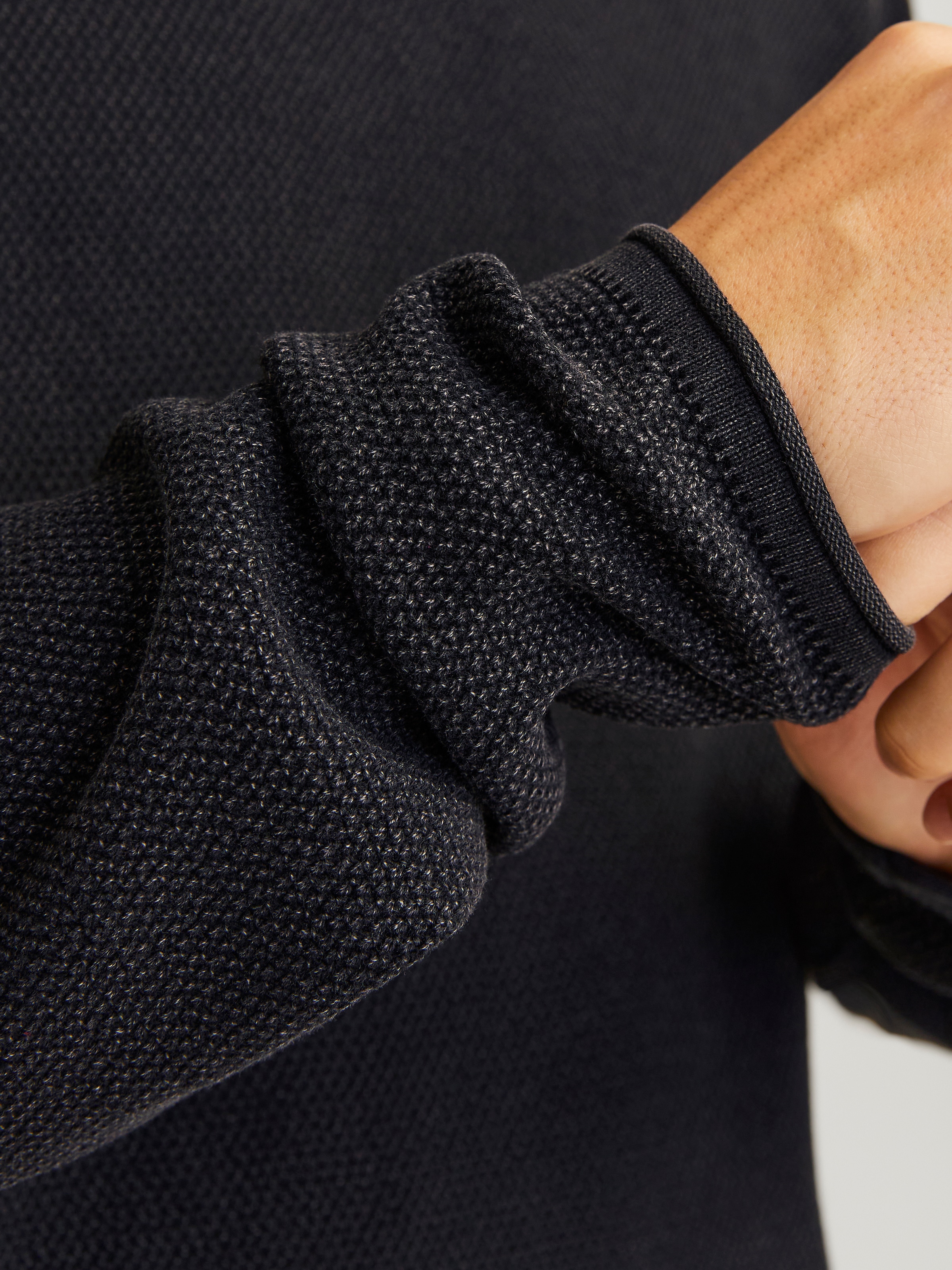 Jack & Jones Rundhalspullover »JJDEAN KNIT CREW NECK AW24«, in gewaschener Optik