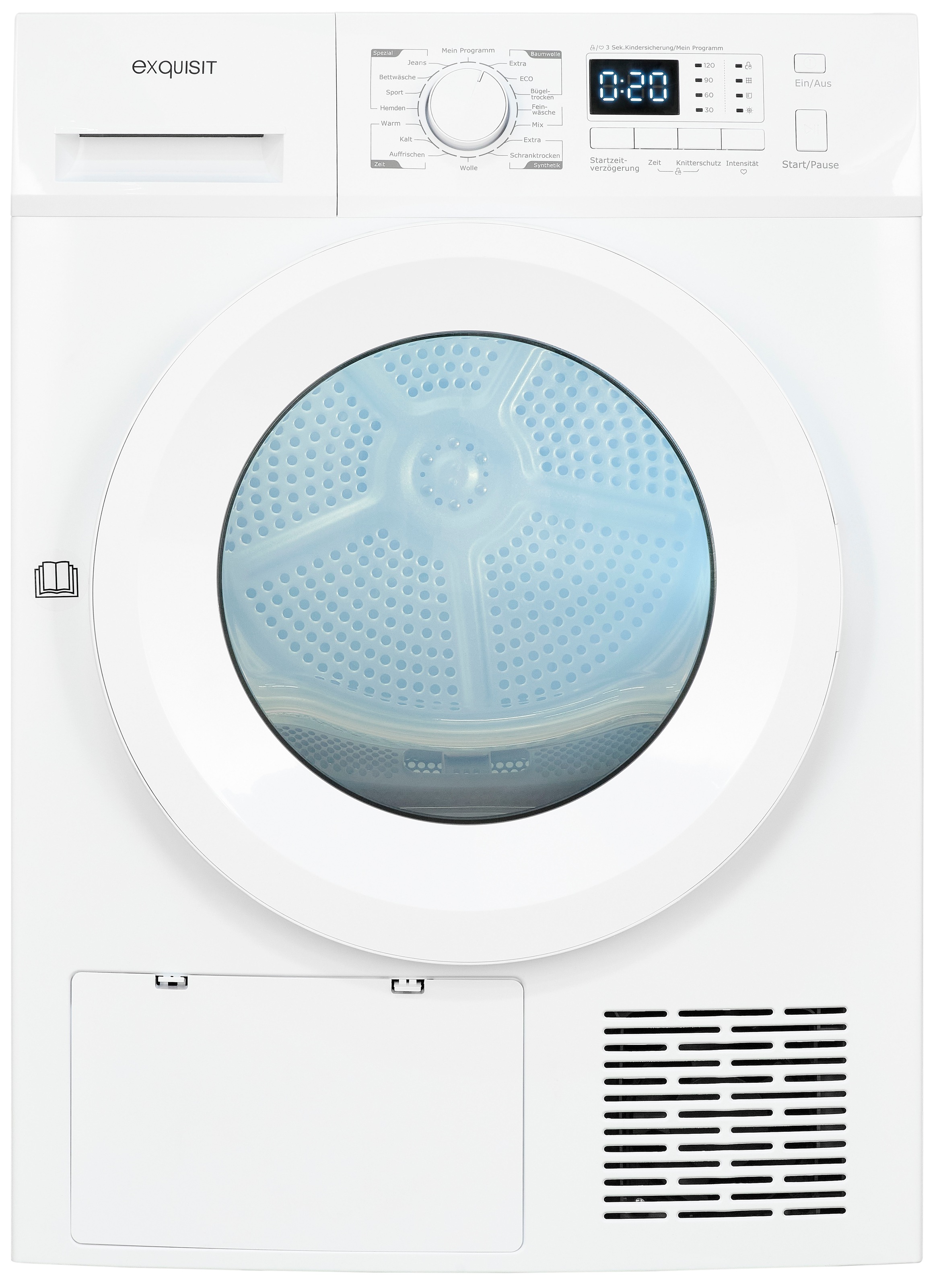 exquisit Wärmepumpentrockner »TWP701-030E weiss«