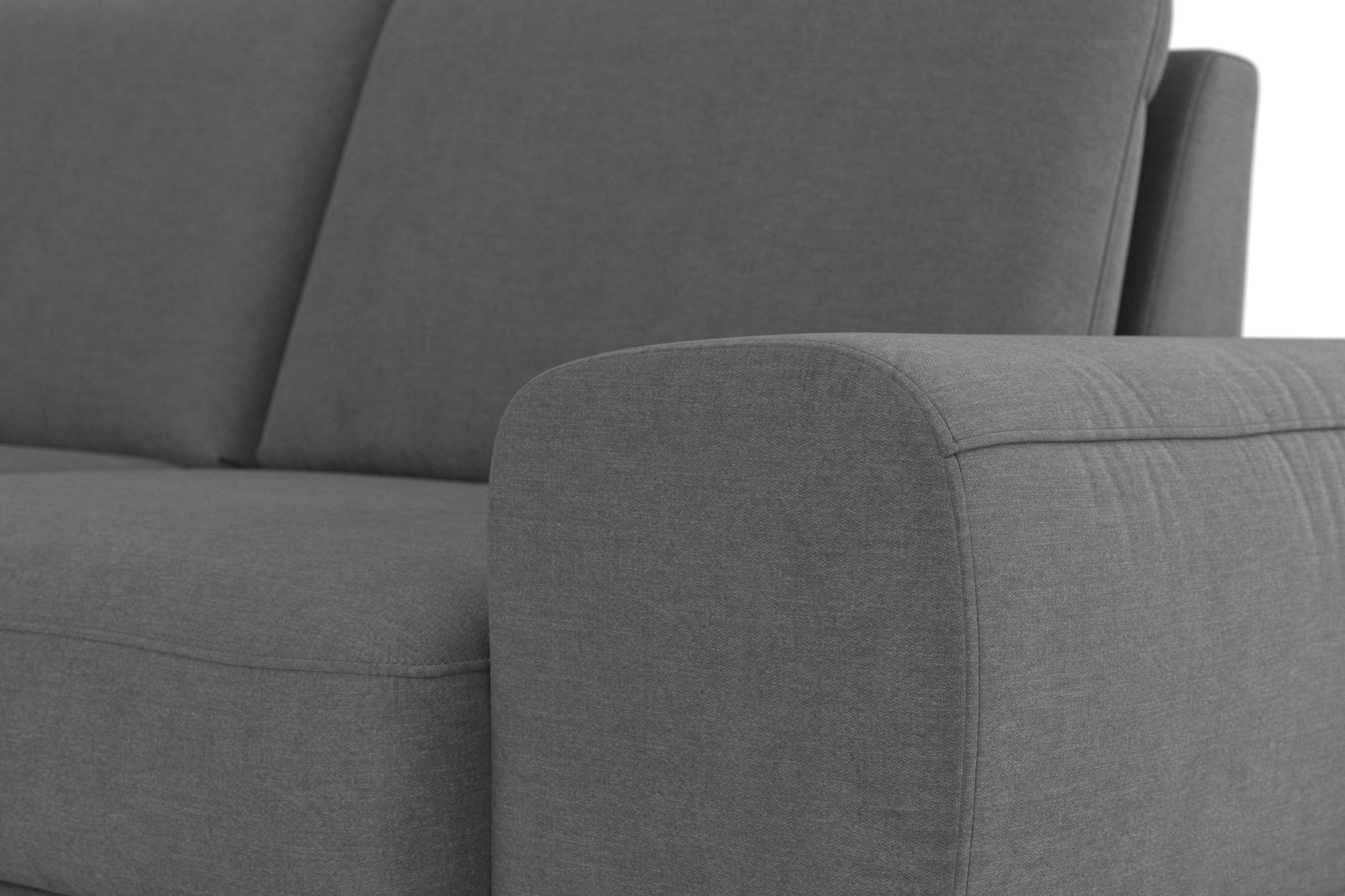 sit&more Ecksofa »Cinturo L-Form«, inklusive Sitztiefenverstellung und Federkern, Sitzhöhe 45 cm