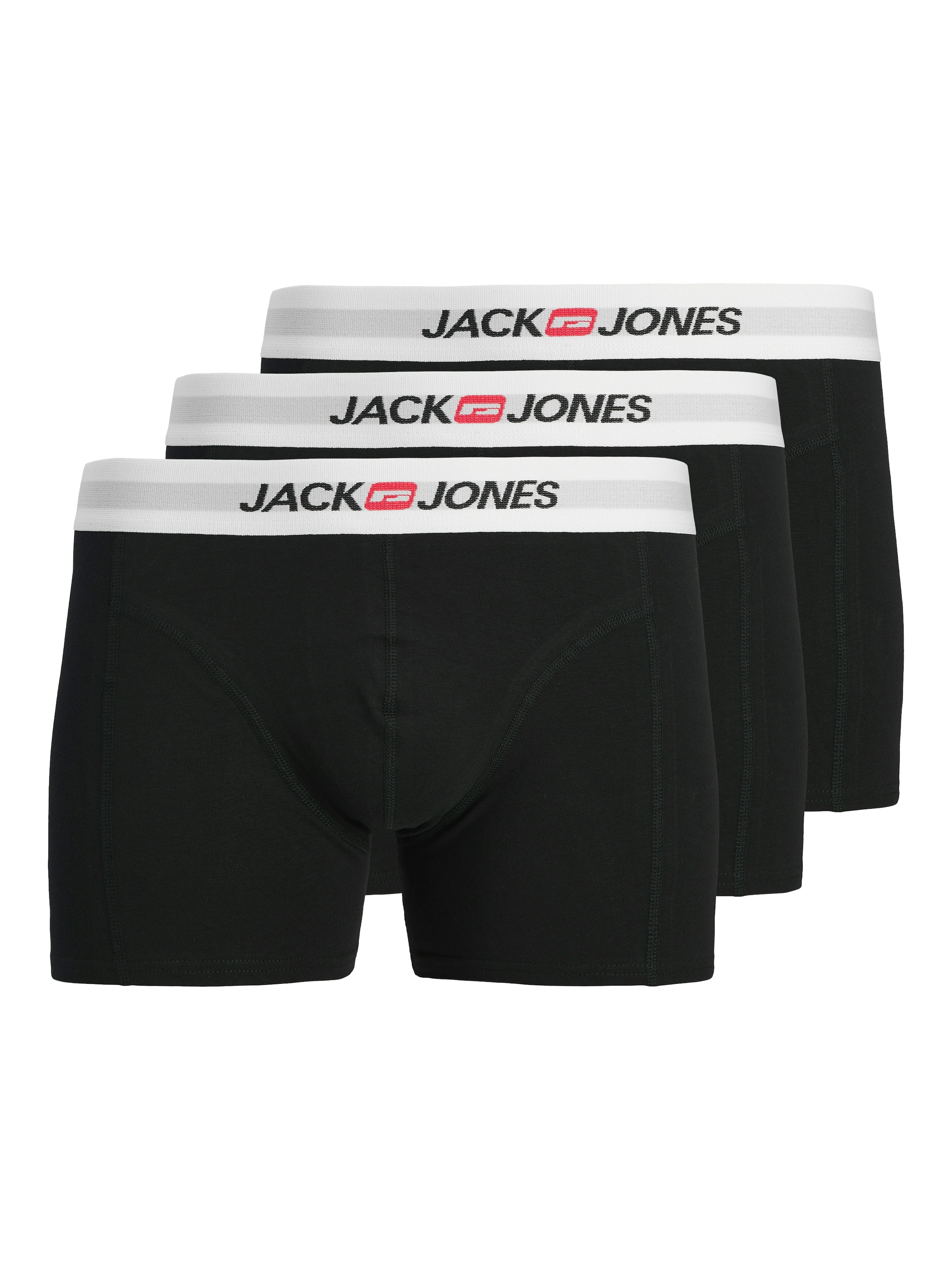 Jack & Jones Trunk »JACOLD – Boxershorts mit farbigem Bund im 6er-Pack«, (Packung, 6 St.), Druck, modisch, regular fit, Jersey