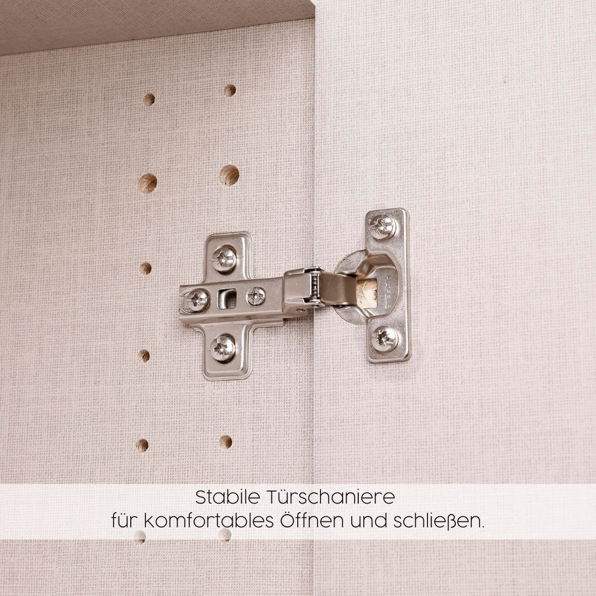 rauch Drehtürenschrank »Kleiderschrank Schrank Garderobe Breiten 181/226/271 cm LAMELLA« 3 verschiedene Ausstattungen BASIC/CLASSIC/PREMIUM (inkl. SOFT-CLOSE),  elegante Lamellen-Auflage in 3D Akustikpaneel Optik MADE IN GERMANY