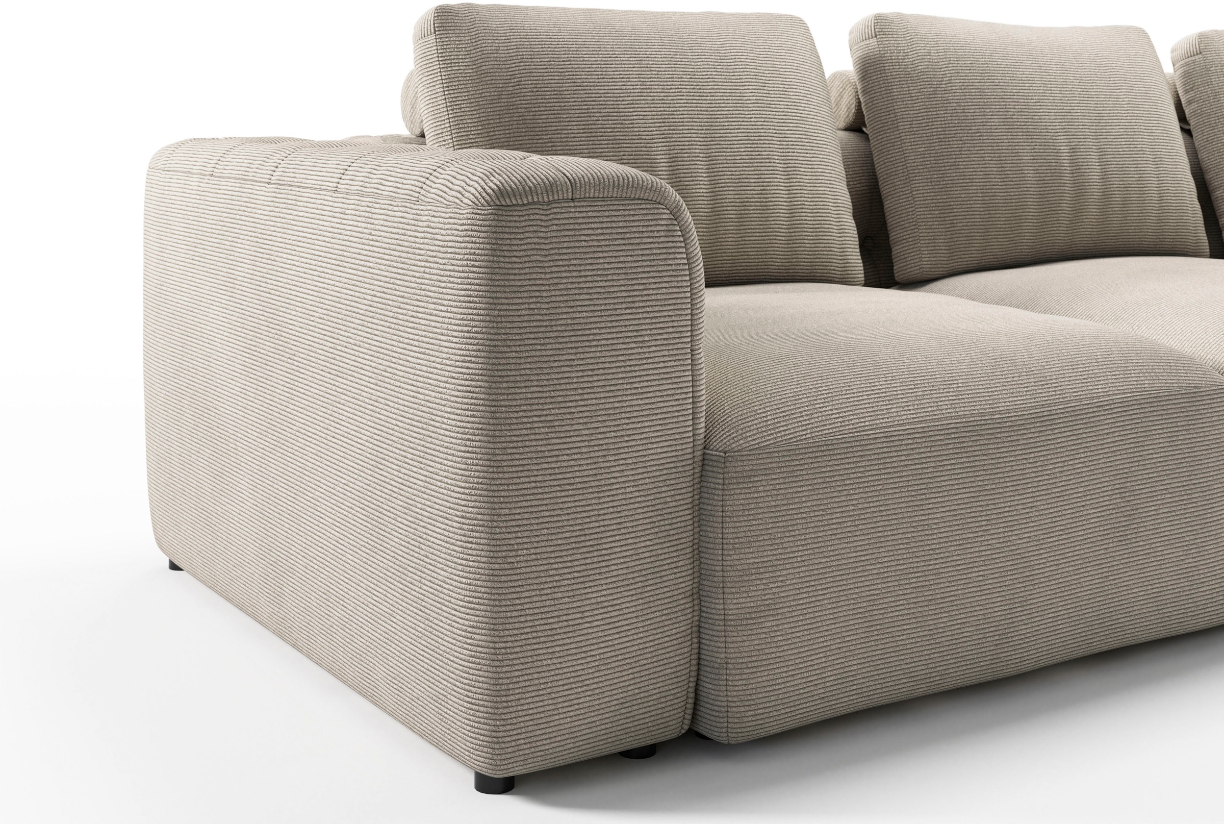 RAUM.ID 2-Sitzer »Cushid«, Modulsofa, bestehend aus 2 Teilen, Breite 218 cm