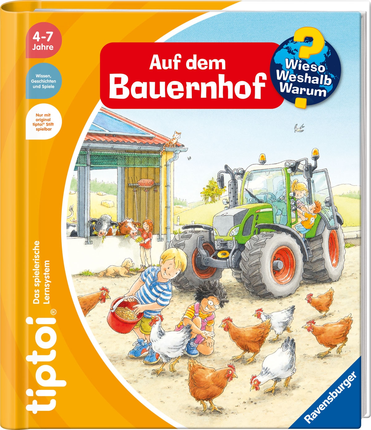 Ravensburger Buch »tiptoi® Wieso? Weshalb? Warum? Auf dem Bauernhof«, Made in Europe