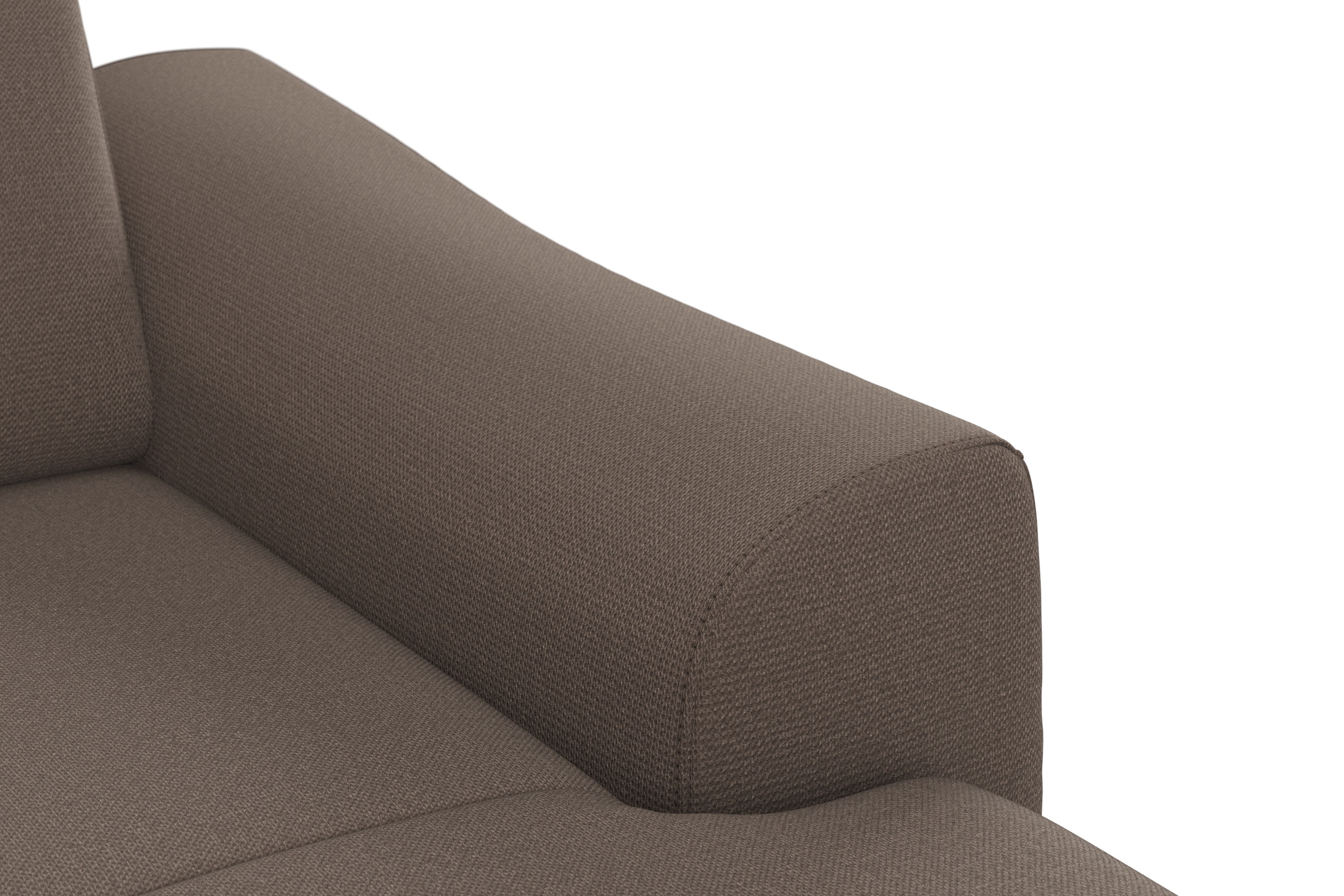 sit&more Wohnlandschaft »Dundee U-Form«, mit Federkern und Massivholzfüßen, wahlweise mit Kopfteilverstellung