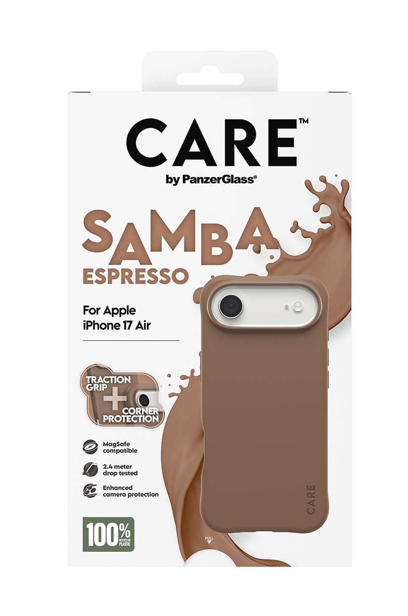 CARE by PanzerGlass Handyhülle »Samba MagSafe Case für Apple iPhone Air« Apple iPhone Air Backcover, Schutzhülle, Handyschutzhülle, Case, Schutzcase, stoßfest