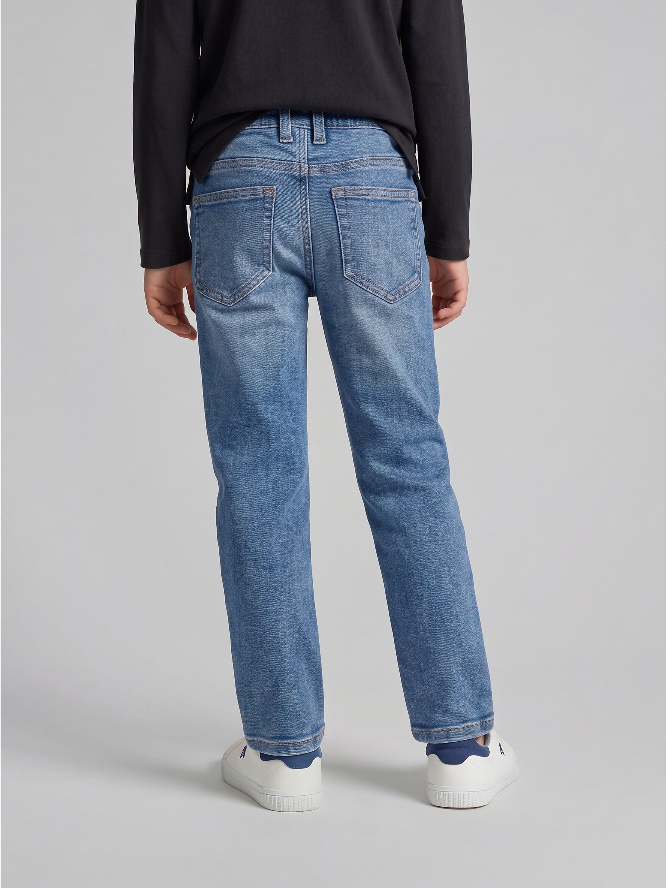 TOM TAILOR Weite Jeans mit Stone-Optik