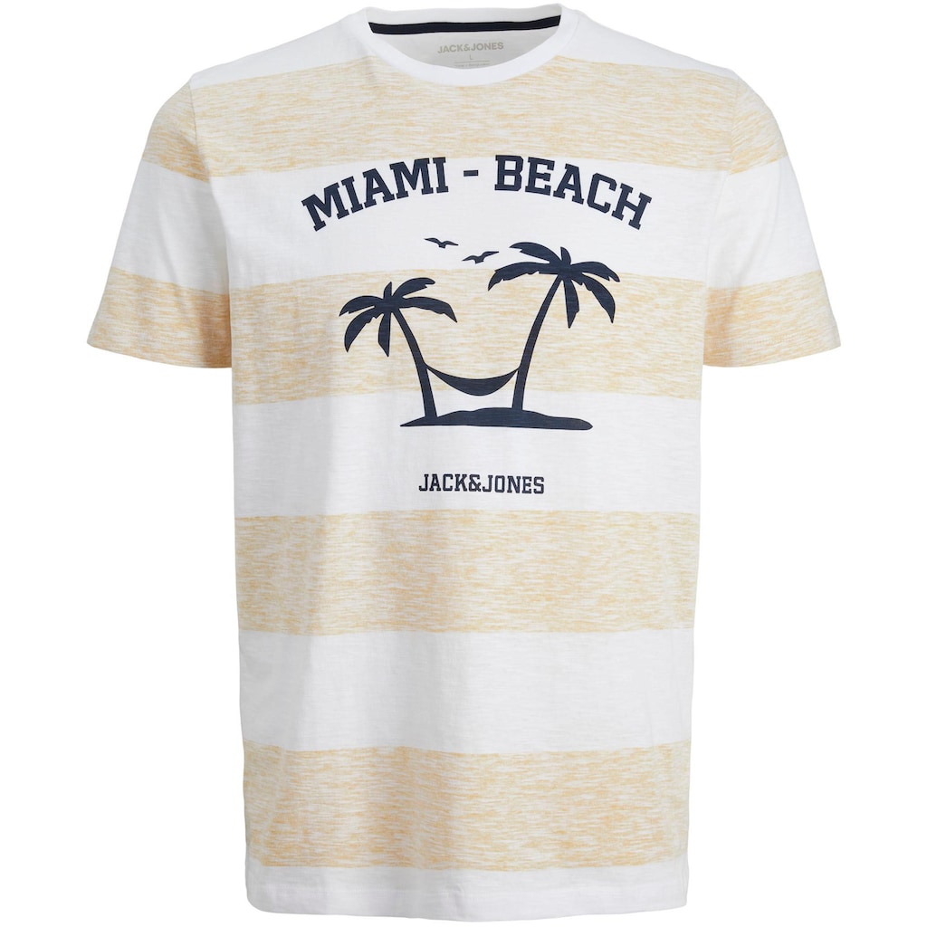 Jack & Jones Junior T-Shirt »JJSUMMER STRIPE TEE SS CREW NECK JNR«