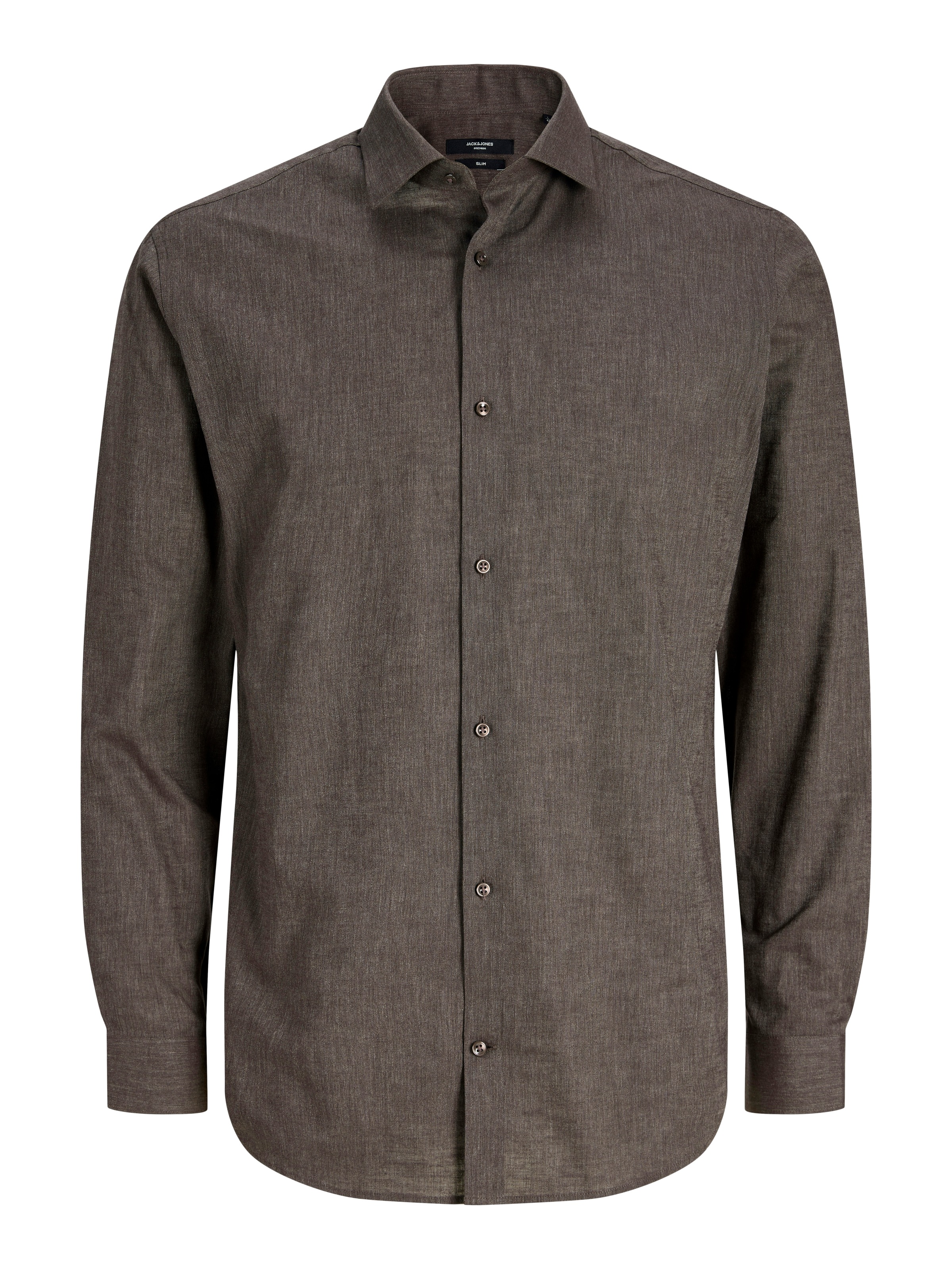 Jack & Jones Langarmhemd »JPRBLAPARKER HEATHER L/S SHIRT STYD« Baumwolle, slim fit