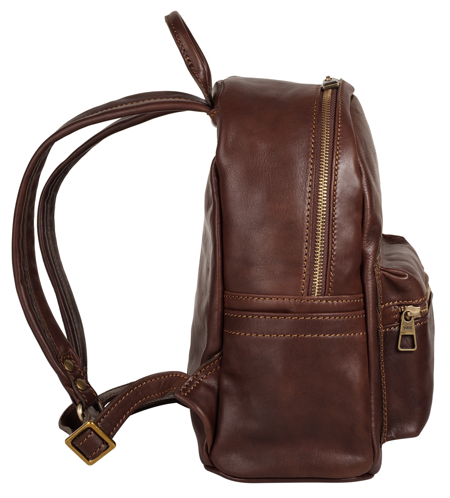Piké Cityrucksack, echt Leder, Made in Italy