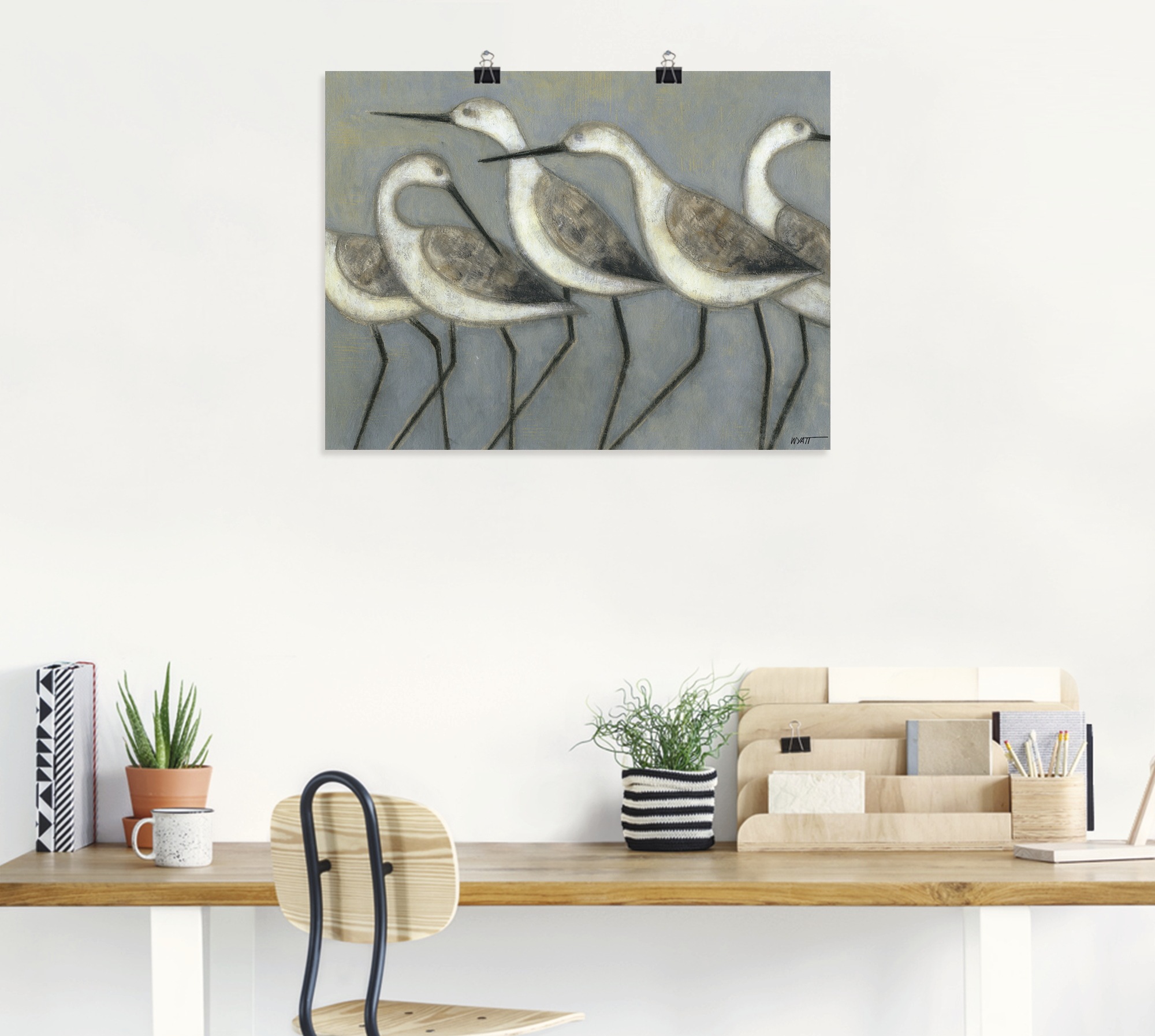 Artland Wandbild »Küstenvögel I« Vögel 1 Stk. tlg. als Leinwandbild, Poster in verschied. Größen