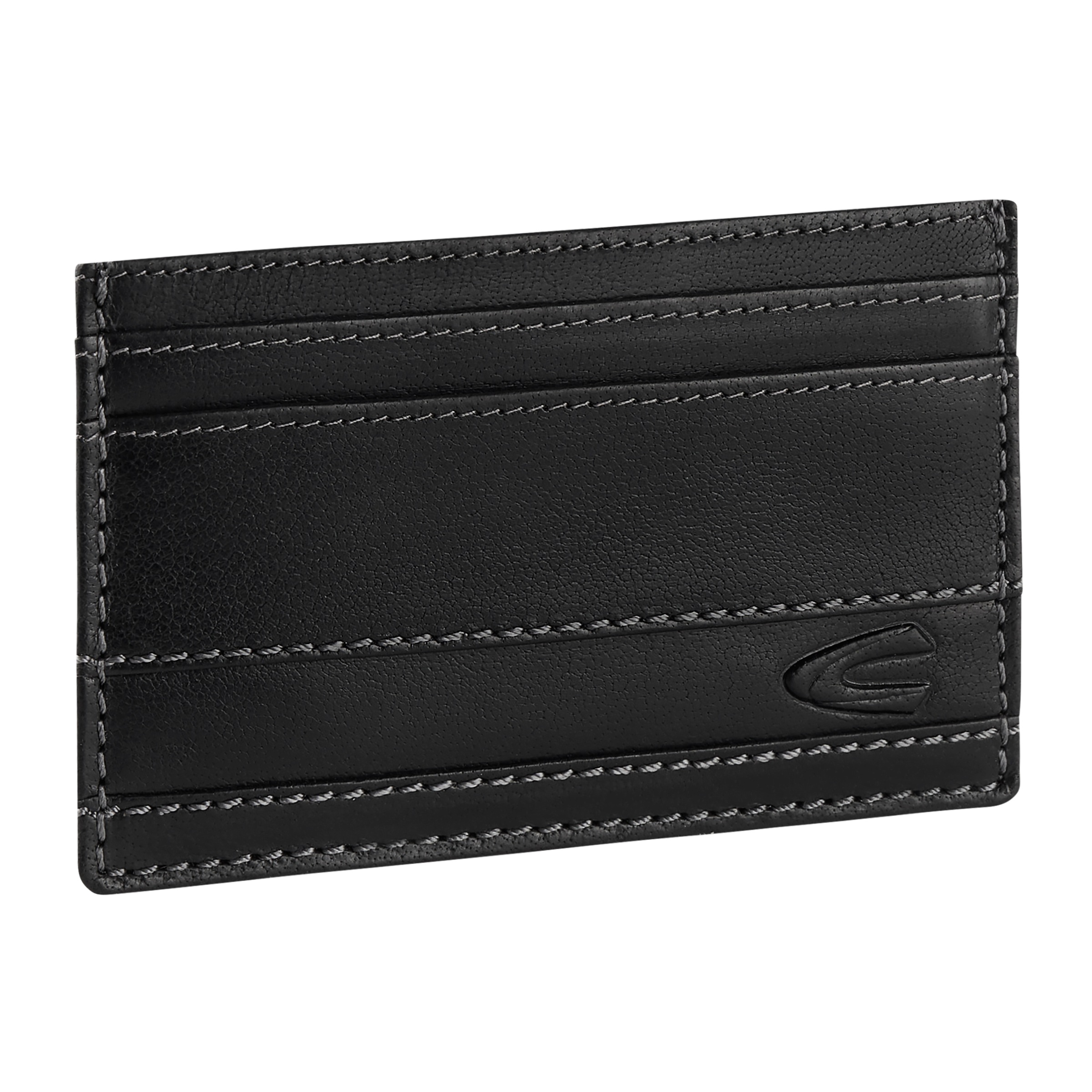 camel active Kartenetui »Field« aus fein genarbte Leder mit RFID-Schutz und Tracking Tag Fach