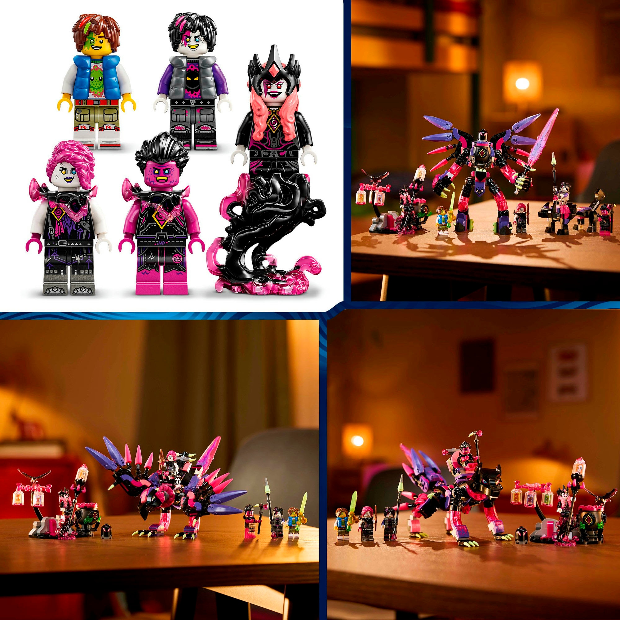 LEGO® Konstruktionsspielsteine »Die Albtraumkreaturen der Nimmerhexe (71483), LEGO DREAMZzz« Made in Europe