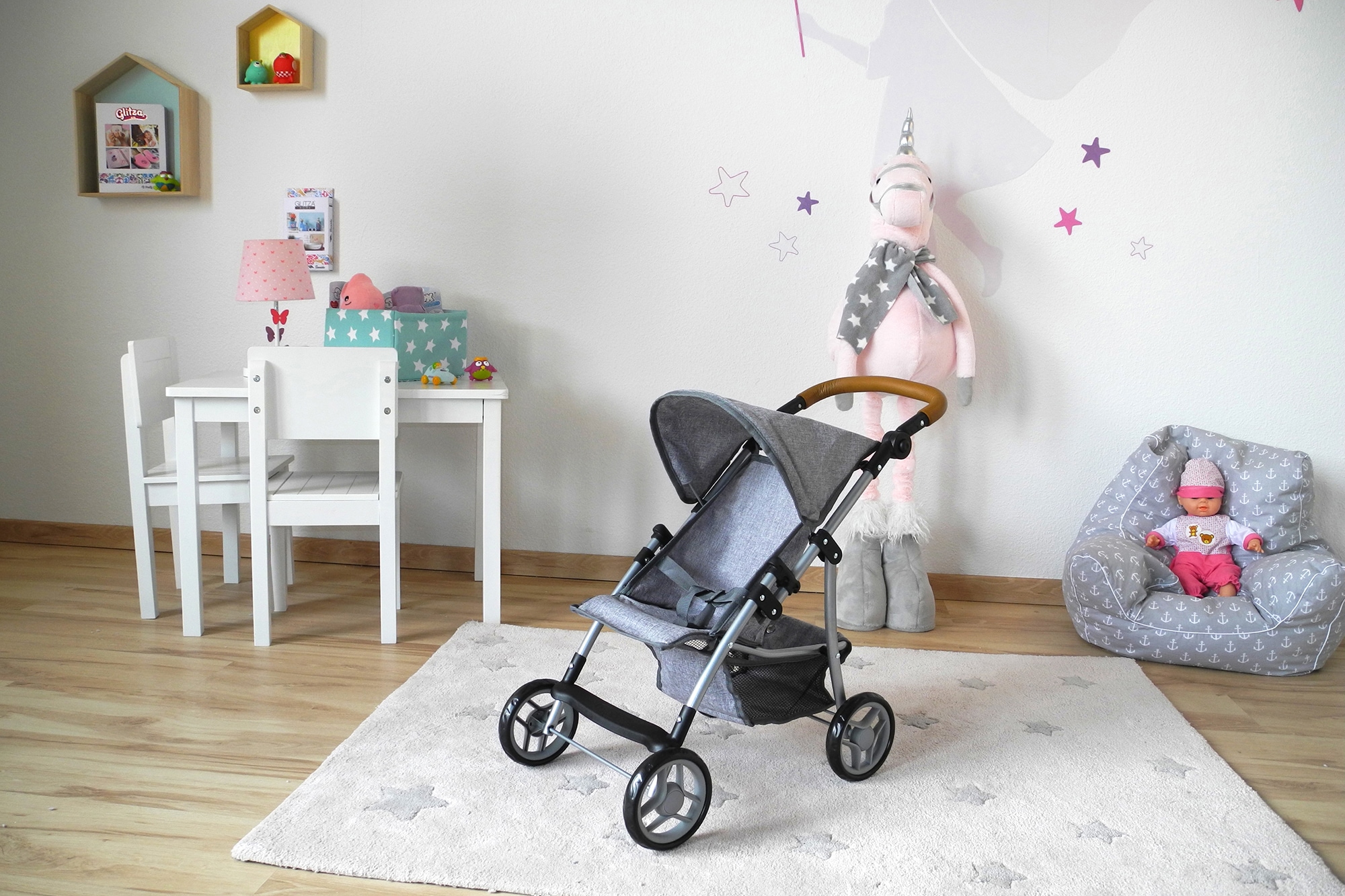 Knorrtoys® Puppenbuggy »Liba - Stone Brown«