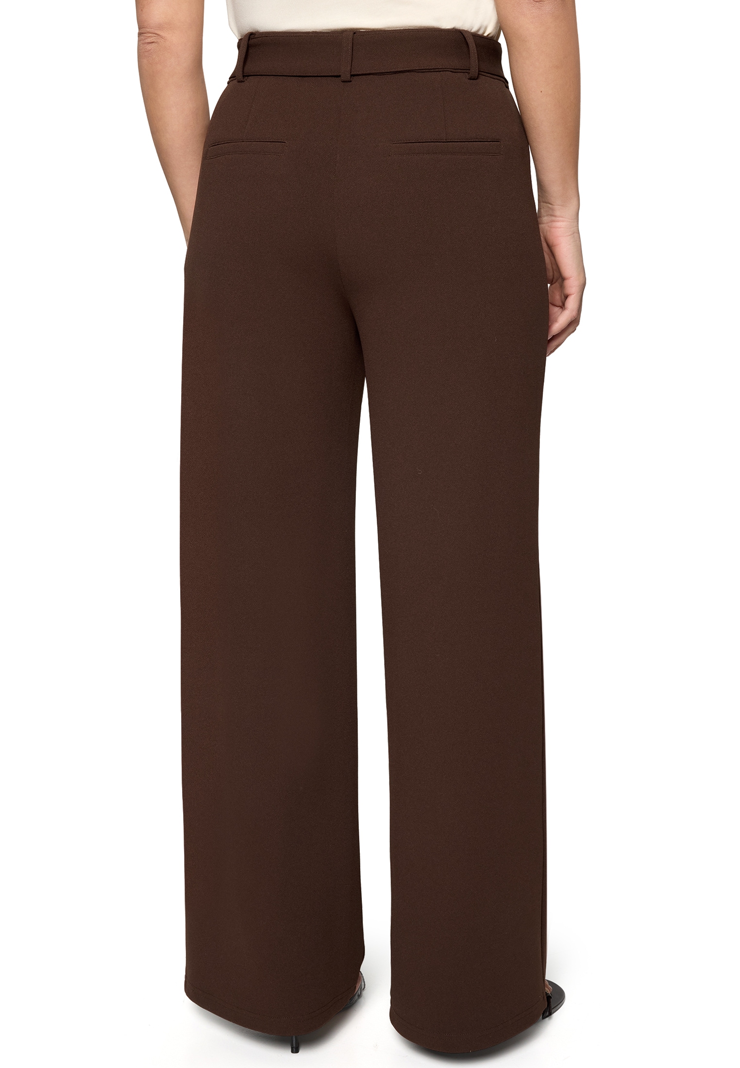 Zero Stoffhose »Hose mit Stoffgürtel«