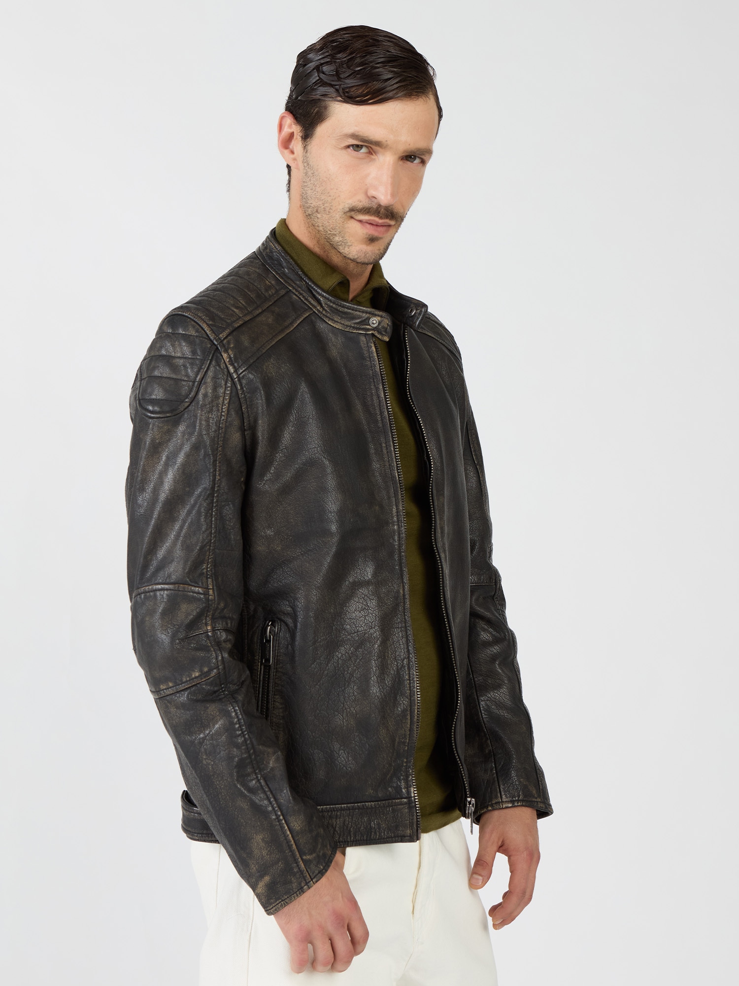 MUSTANG Lederjacke »Lederjacke 31025019«