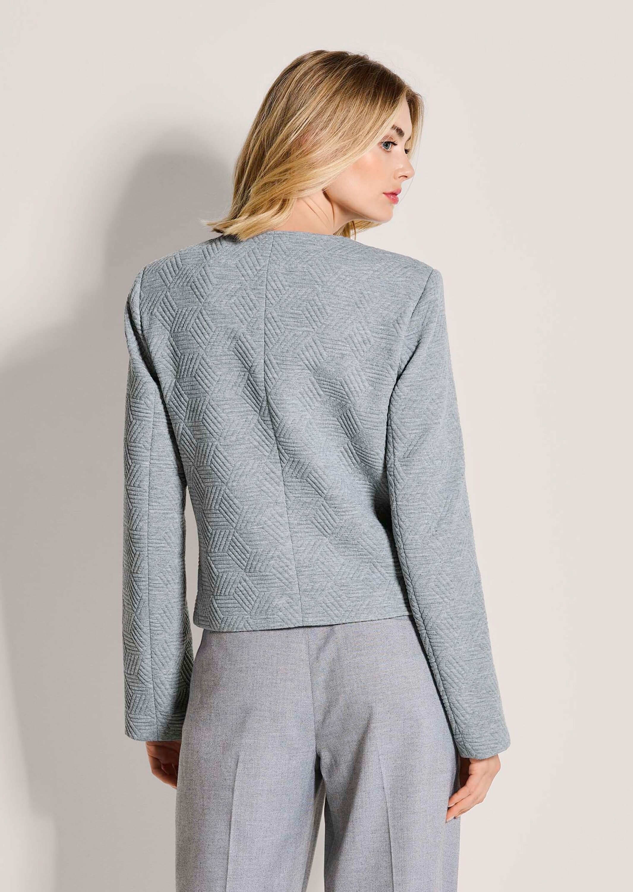 MADELEINE Jackenblazer »Blazer Jerseyblazer mit grafischem Muster« Markante Struktur