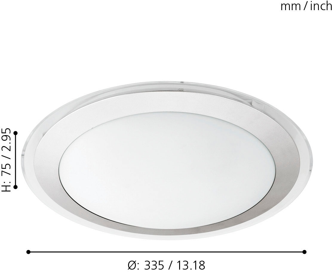 EGLO Deckenleuchte »COMPETA 1«, 1 flammig, Leuchtmittel LED-Board | LED fest integriert, Deckenlampe