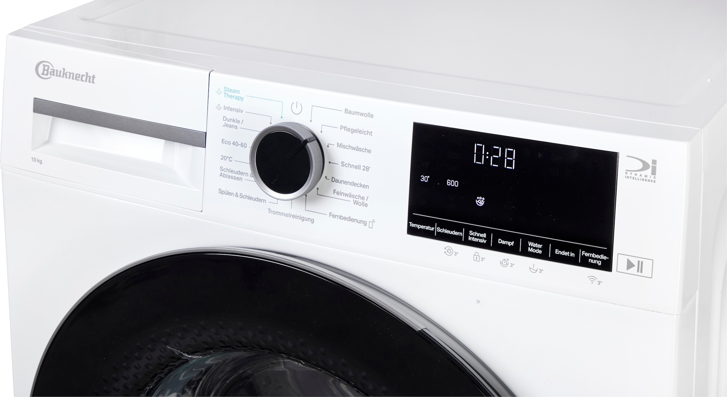 BAUKNECHT Waschmaschine »B WM 10A9 BS« 10 kg 1400 U/min Adaptive Wash – Intelligente Anpassung für perfekte Waschergebnisse