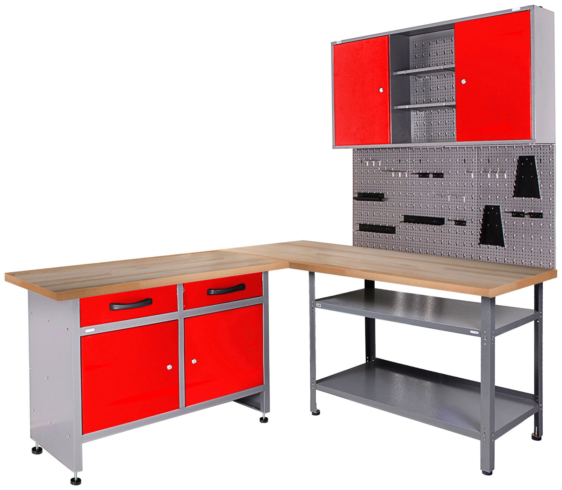 ONDIS24 Werkstatt-Set, (4 tlg.), großes kaufen mit 3 | Garantie Jahren Eck-Set XXL online