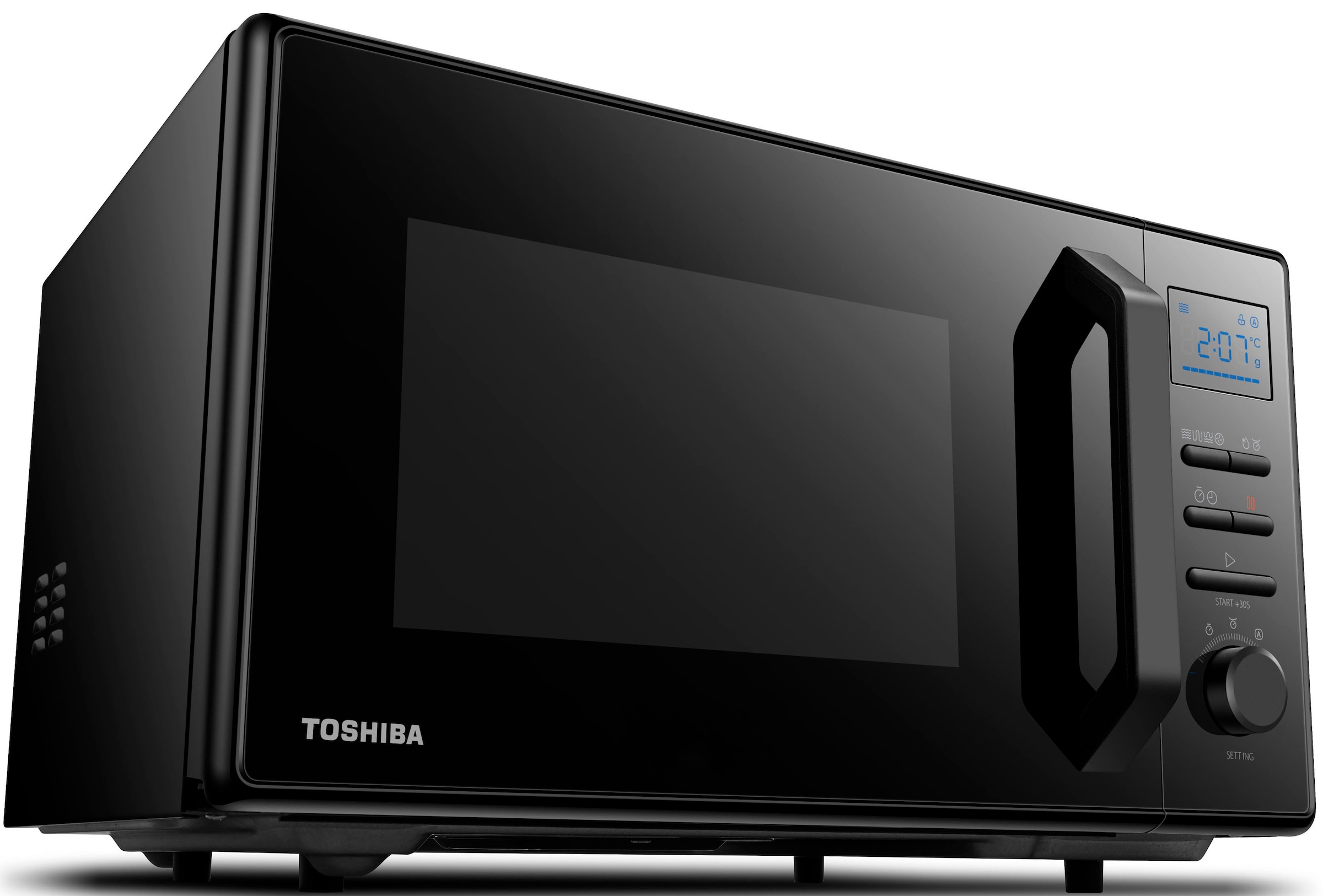 Toshiba Mikrowelle »MW2-AC25TF(BK)«, Grill-Heißluft-Mikrowelle, 900 W, Vielseitige Kombi-Funktion