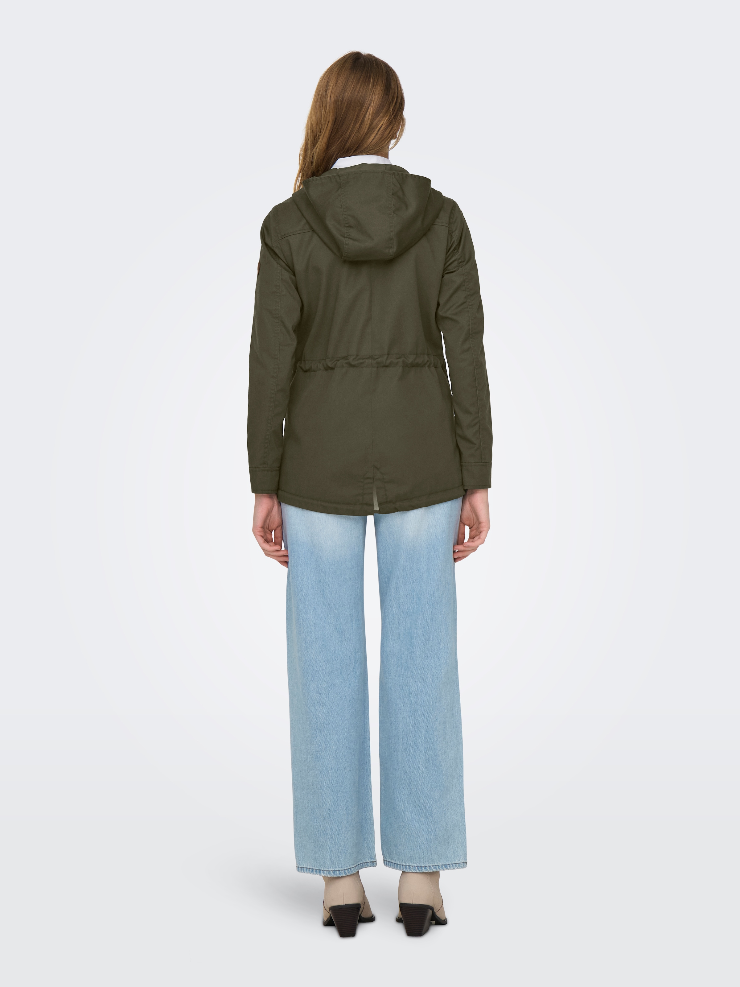 ONLY Parka »ONLLORCA LIFE CANVAS PARKA CC OTW«, mit Kapuze