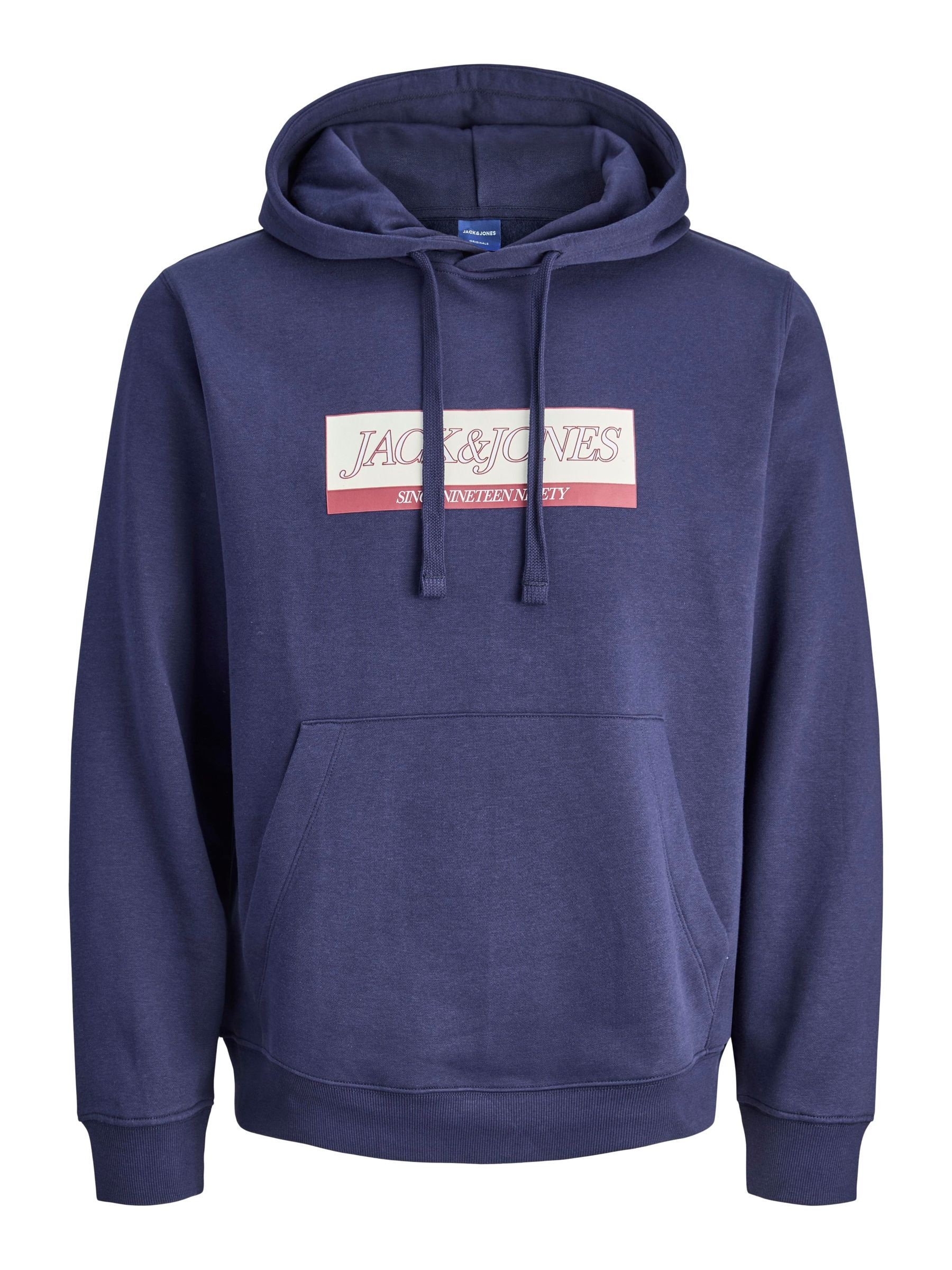 Jack & Jones PlusSize Kapuzensweatshirt »JORINWOOD BLOCK BRANDING SWEAT HOO PLS«
