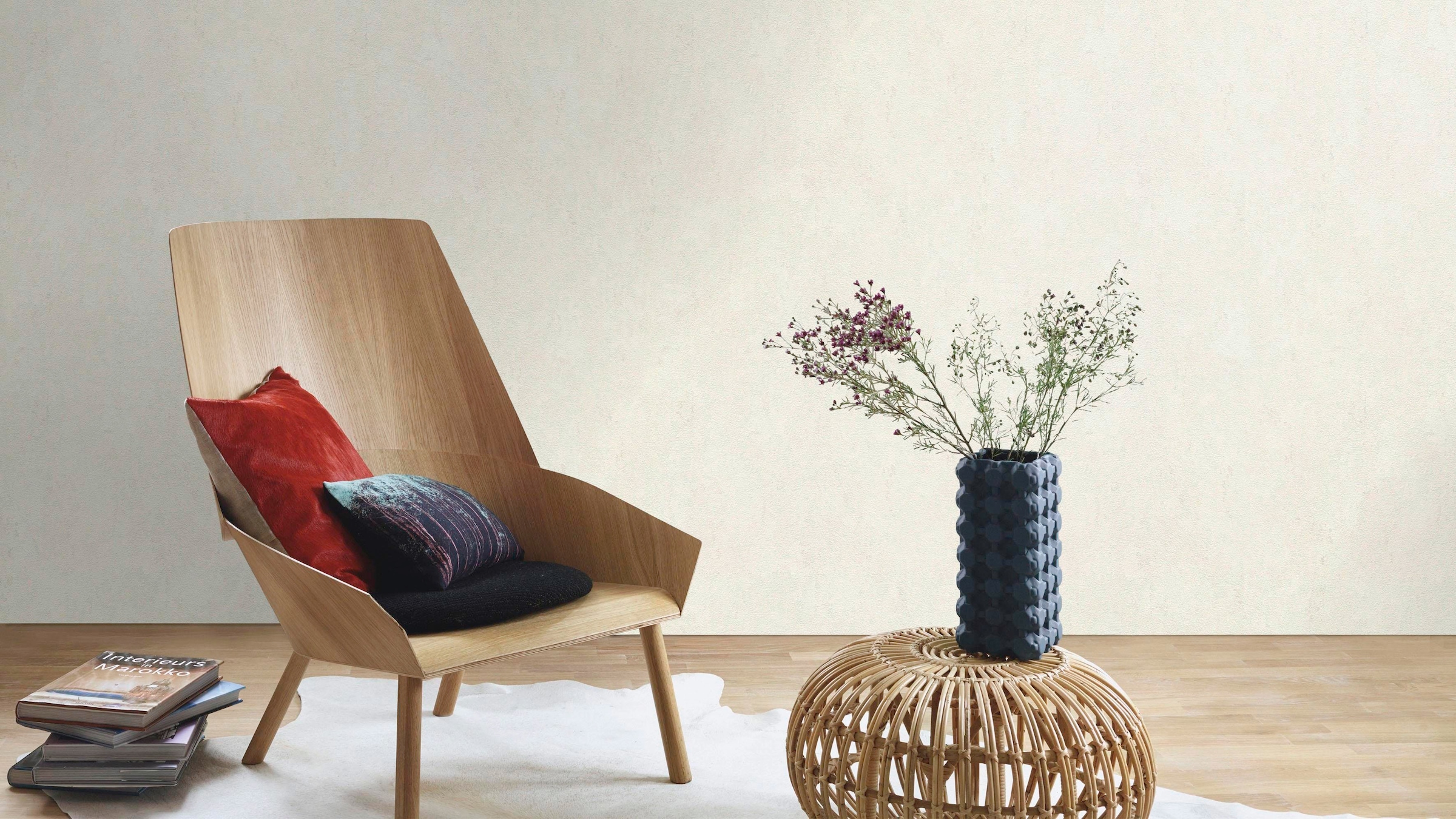 Rasch Vinyltapete »Lucera« Strukturmuster | uni geprägt