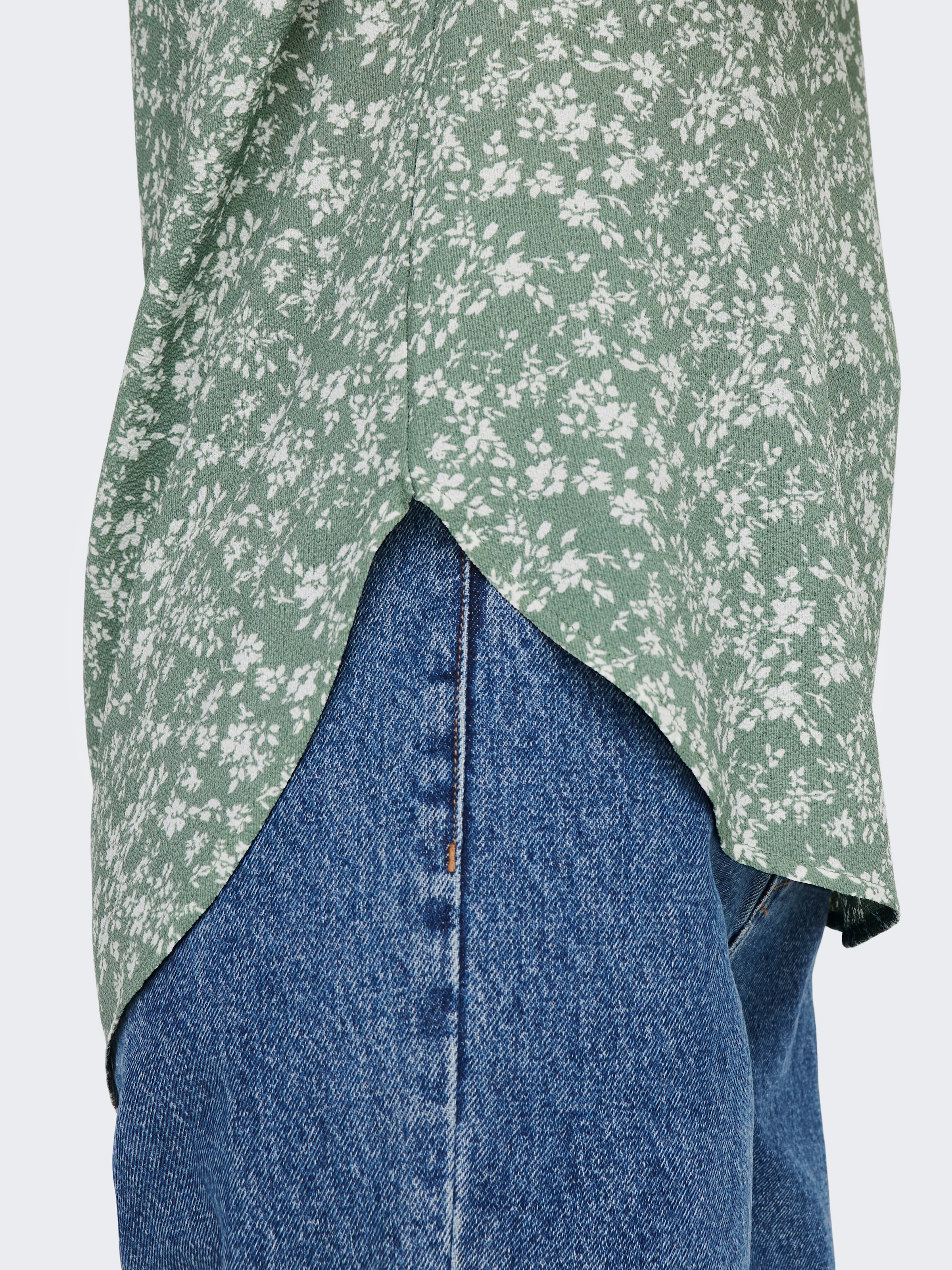 ONLY Shirtbluse »ONLVIC S/S AOP TOP NOOS PTM« mit Allover Druck