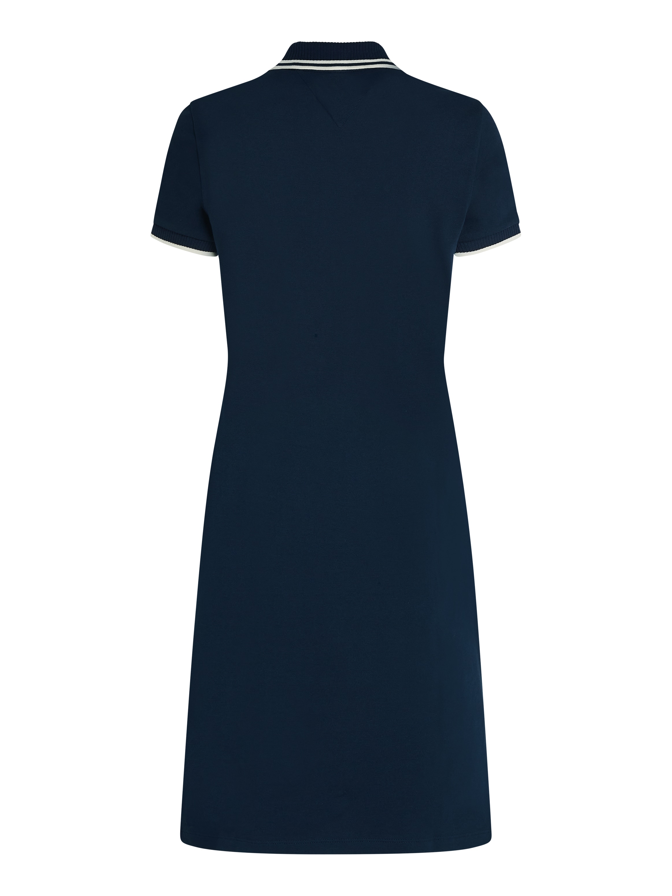 Tommy Hilfiger Polokleid »SPORTY FEMININE REG POLO DRESS«, mit Kontrast-Streifen, Logostickerei
