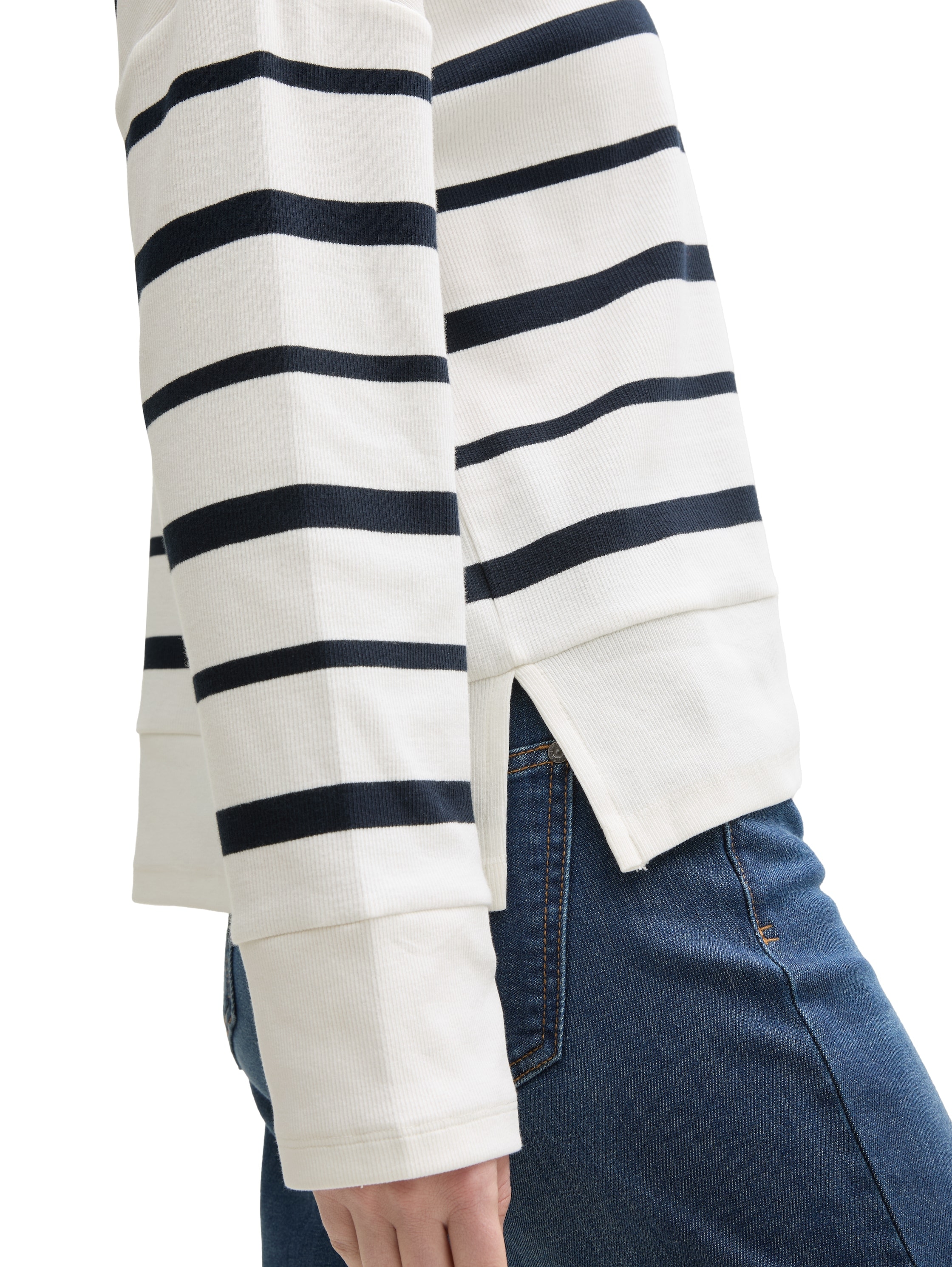 TOM TAILOR Langarmshirt, mit Streifenmuster