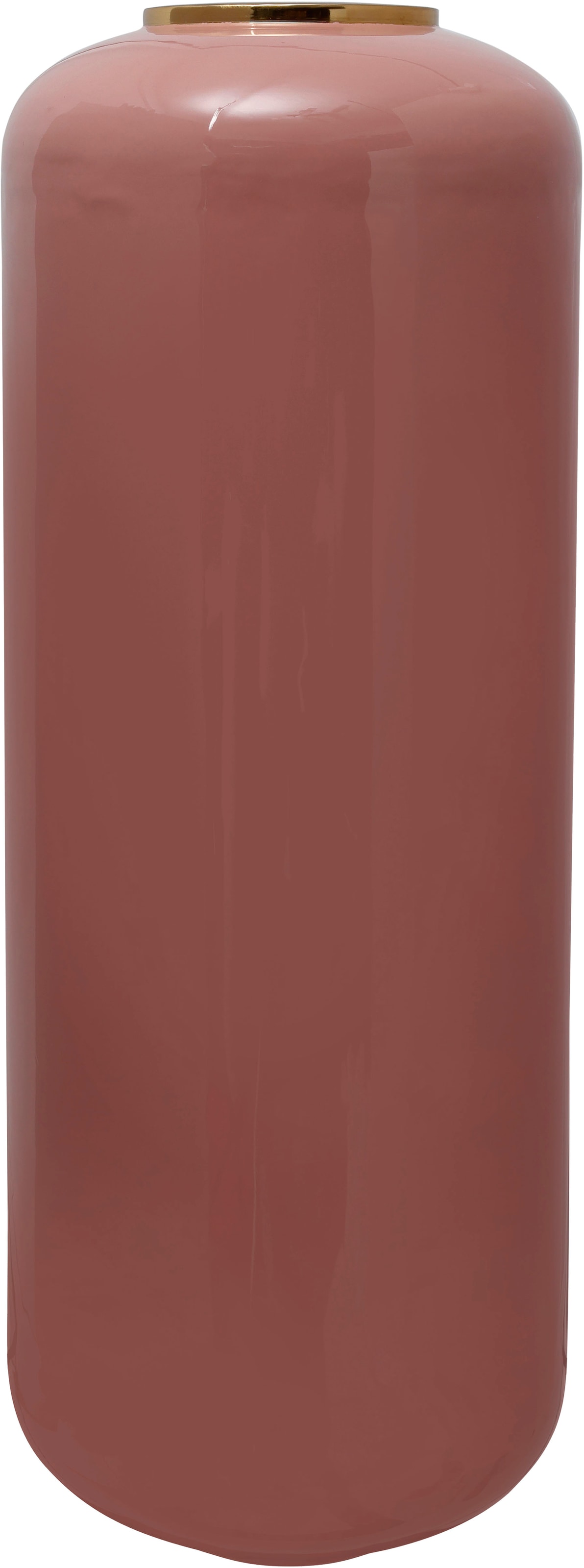 Vase Design "Touna" 81cm Rose & Or