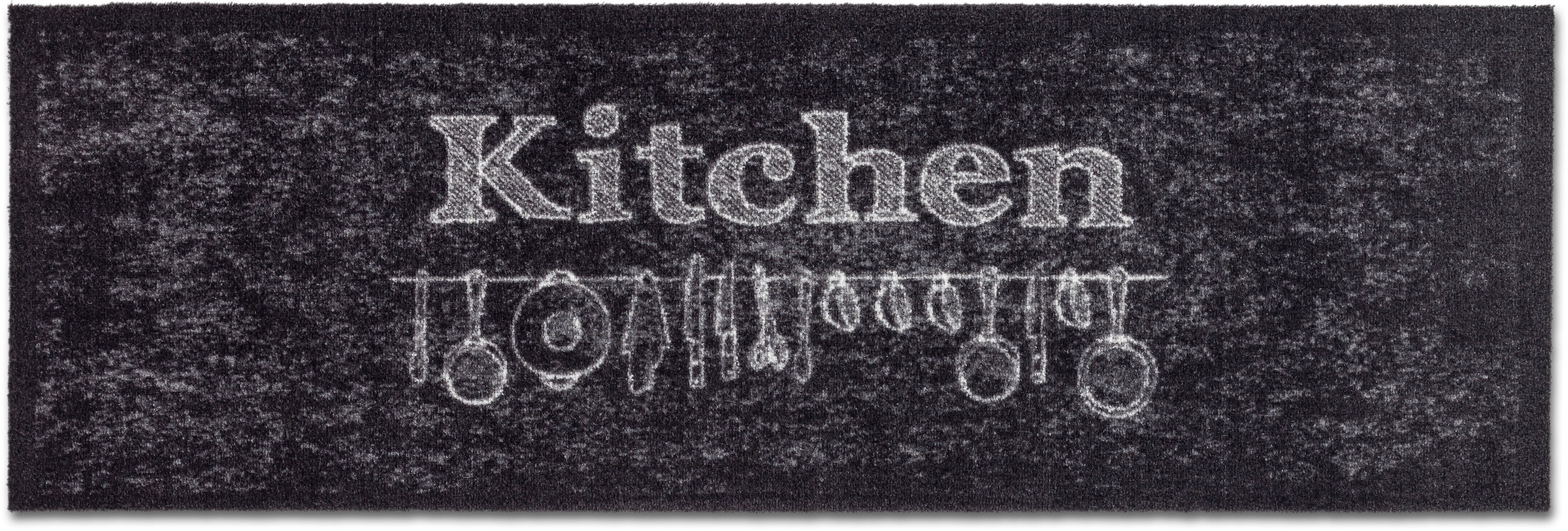 Grund Küchenläufer »Grillo«, rechteckig, In- und Outdoor geeignet, verspieltes  Design, Läufer mit Bordüre