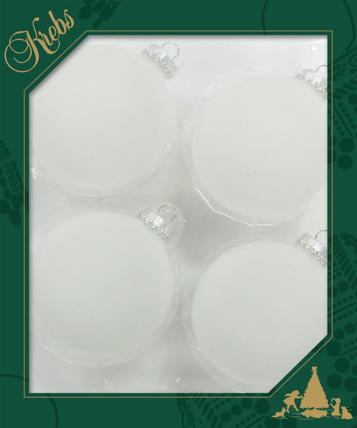 Krebs Glas (Set, bestellen »CBK78800«, 4 UNIVERSAL Weihnachtsbaumkugel Lauscha | St.)