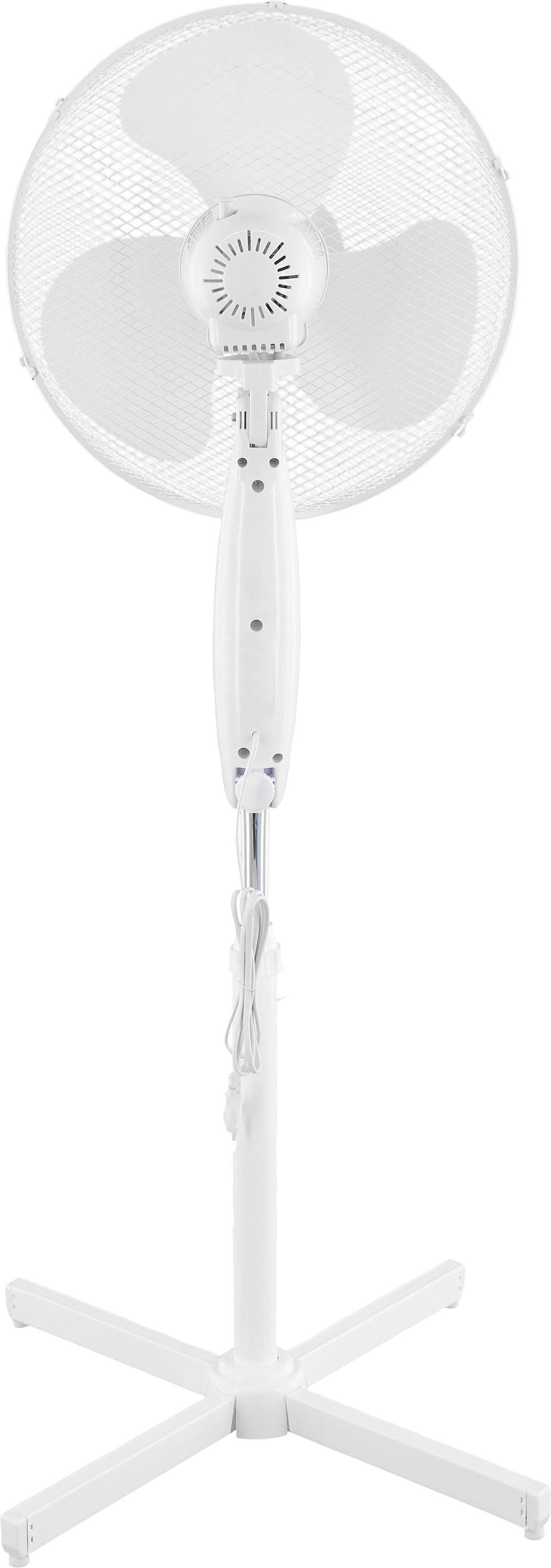 exquisit Standventilator »VS 35064 we«, Ø 40 cm, Metall, inkl Oszillation & 50 W Leistung